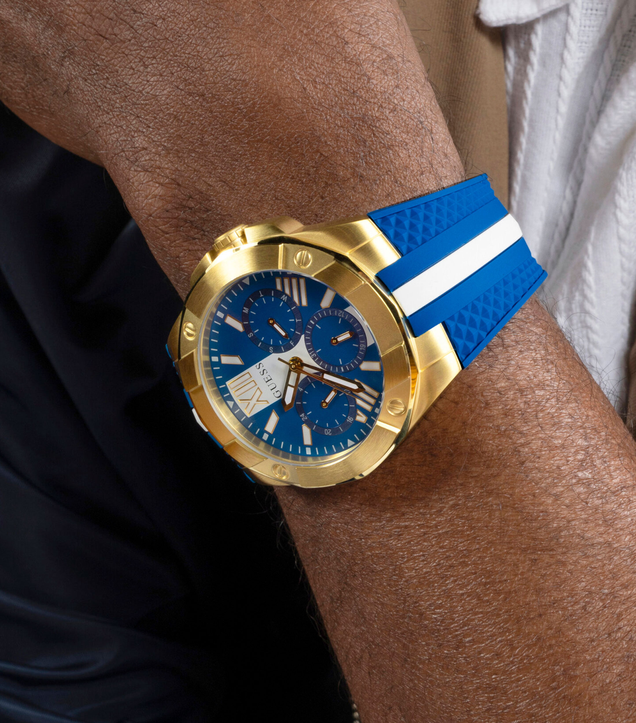 Reloj para Hombre Vette deportivo Azul, dorado