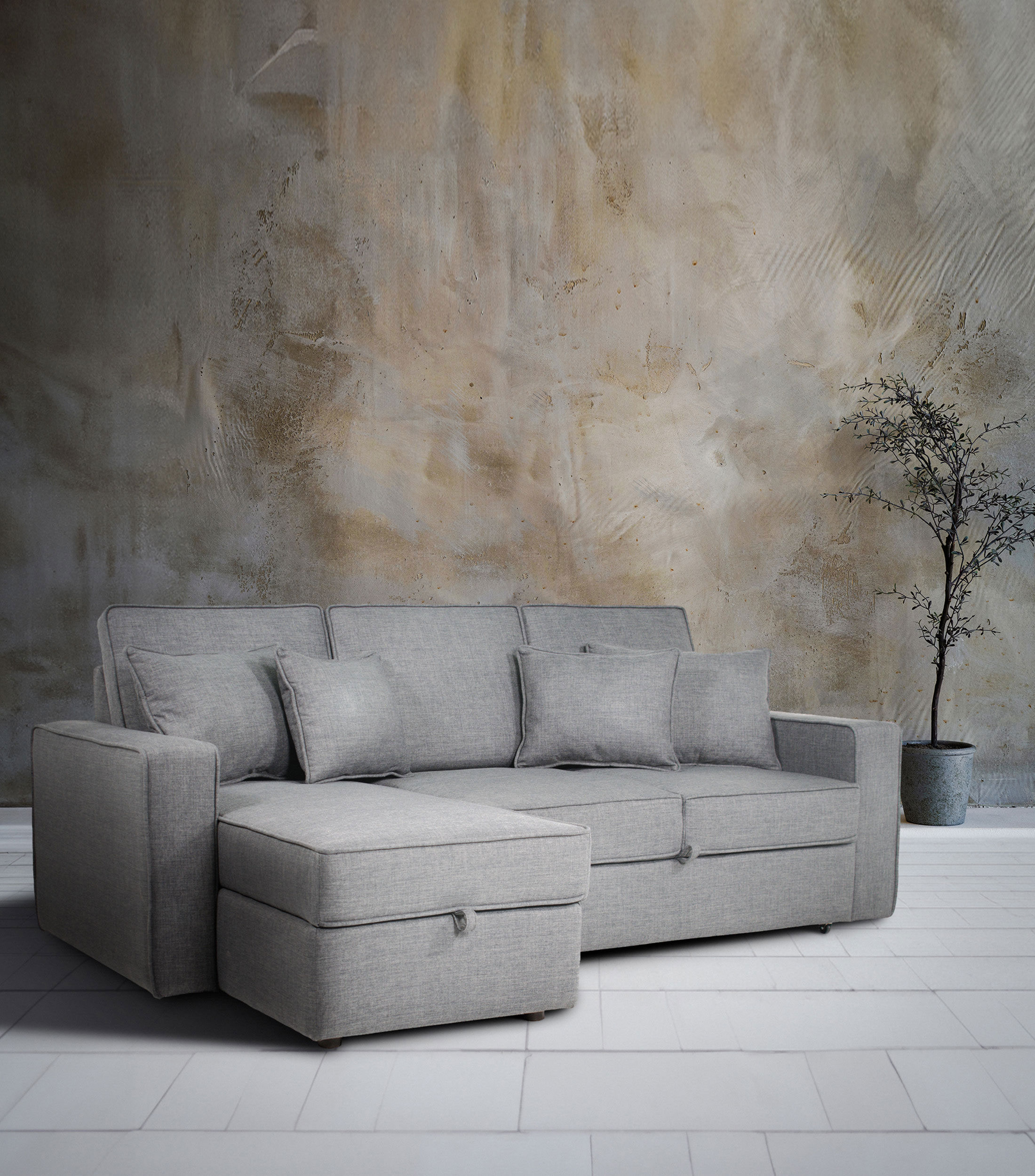 Sofá Cama Marbella Gris
