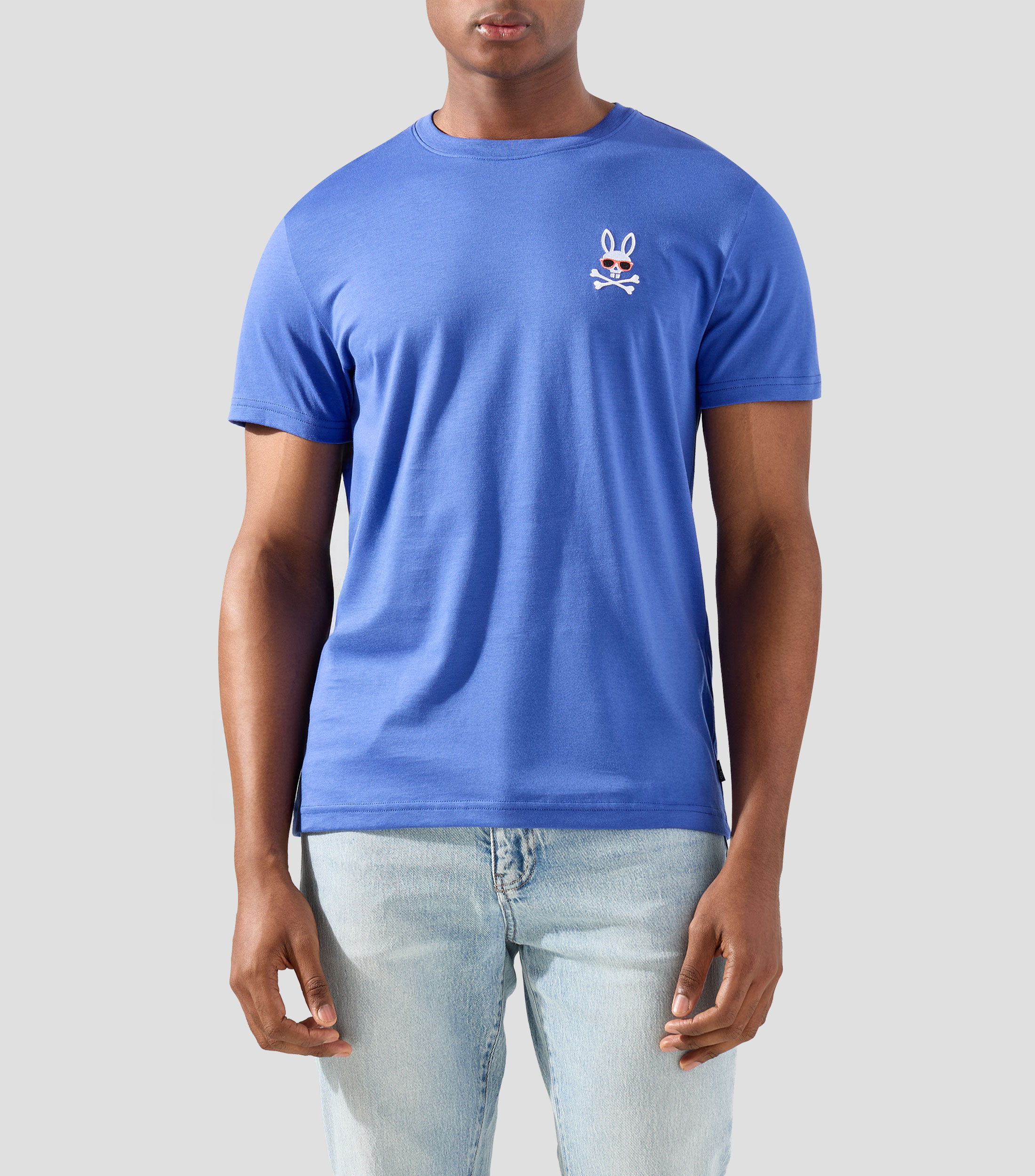 Playera cuello redondo manga corta lisa Hombre