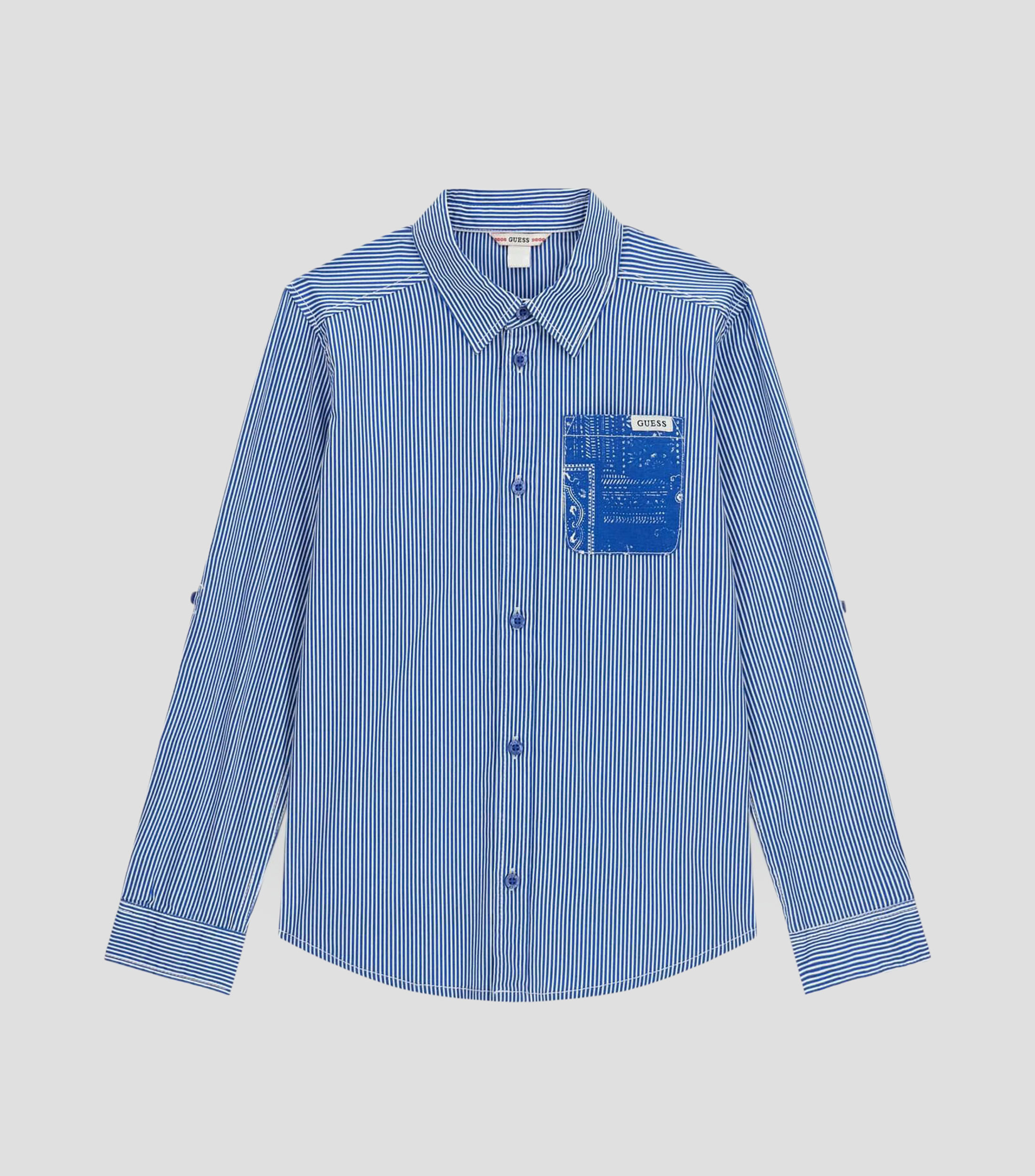 Camisa con líneas manga larga Niño