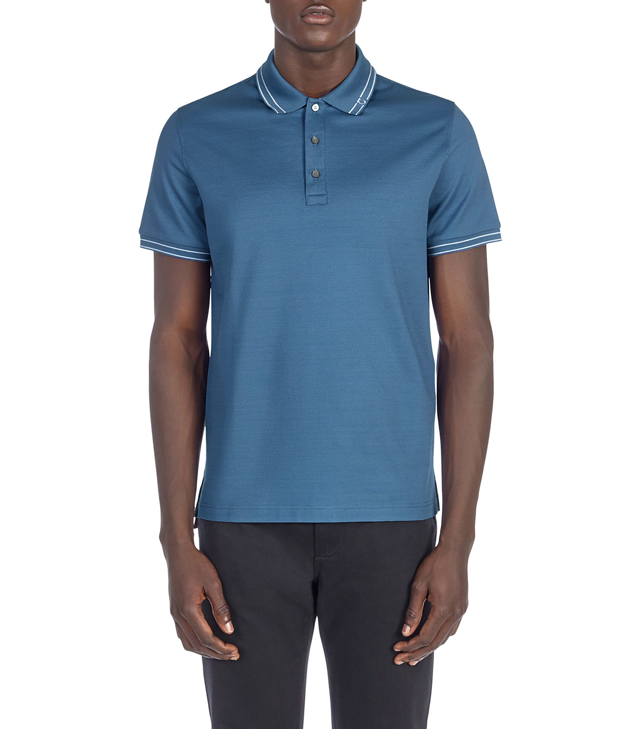 Ferragamo Polo de piqué de algodón Hombre El Palacio de Hierro