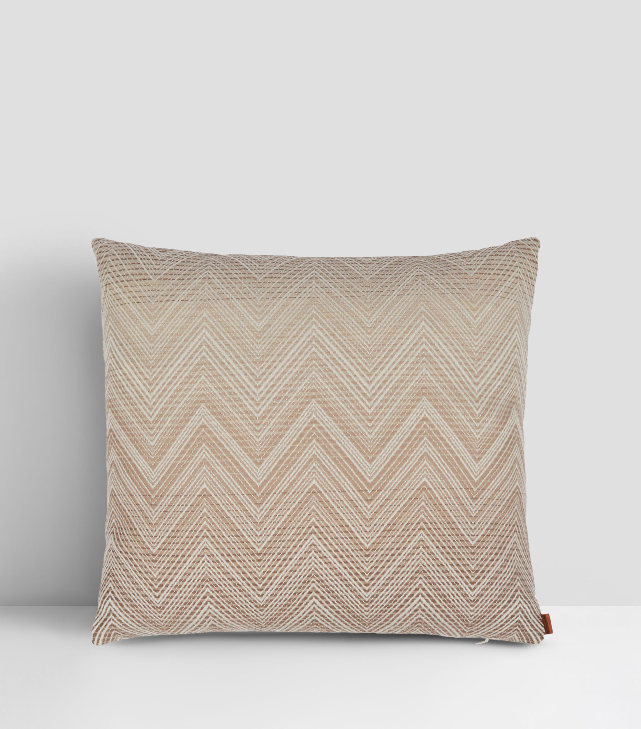 Cojín decorativo Timmy beige con blanco