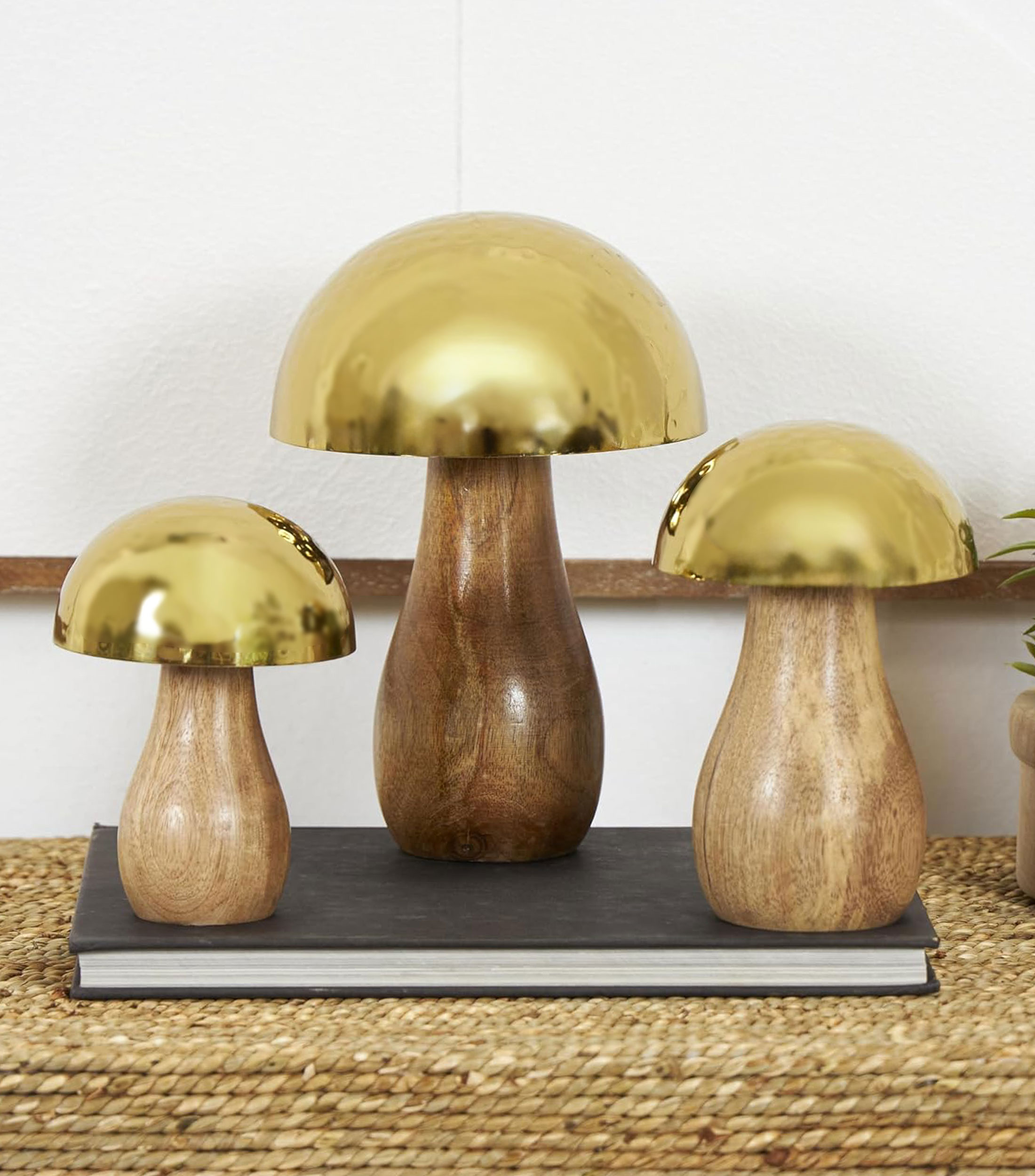 Set 3 Hongos decorativos