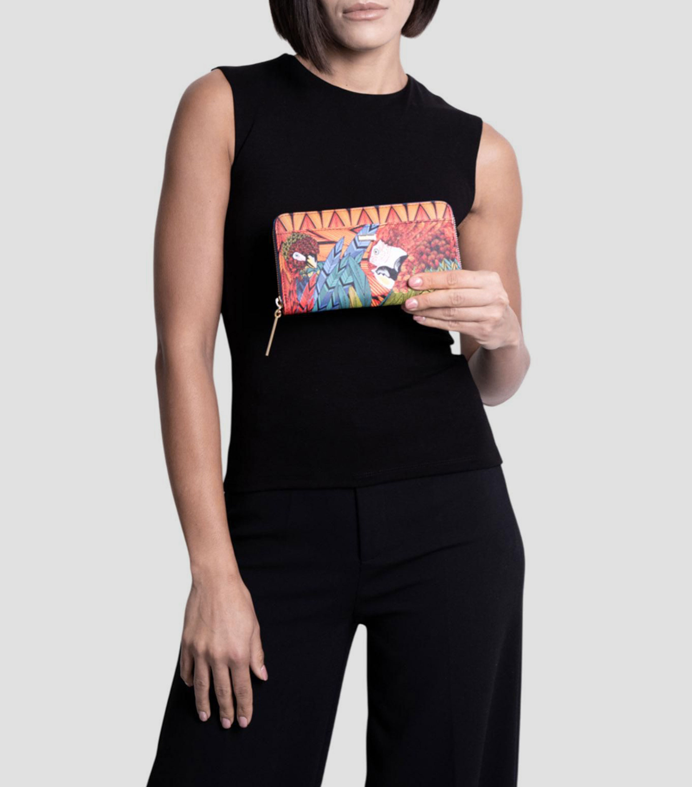 Cartera Guacamaya multicolor Mujer