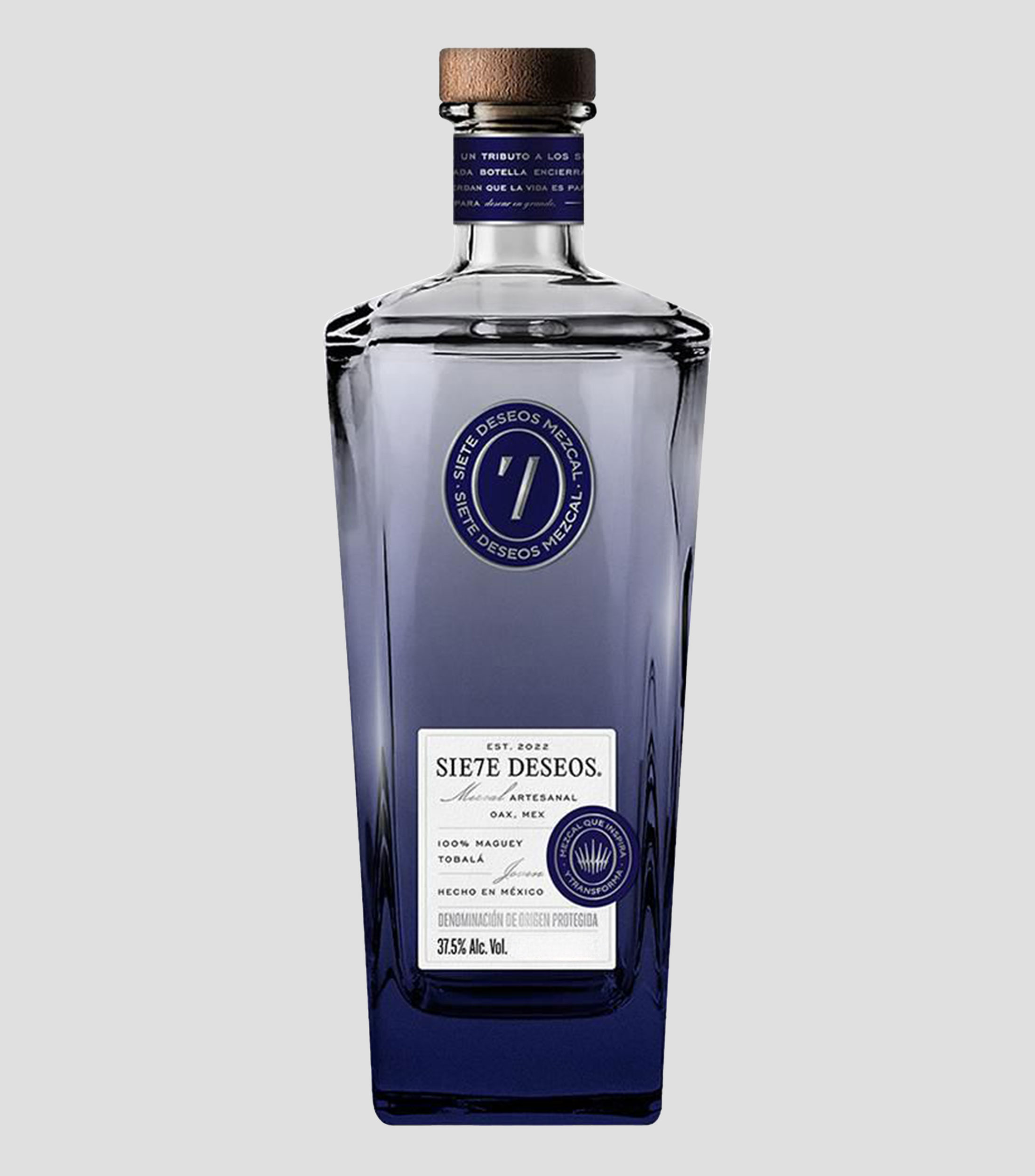 Mezcal 7 Deseos Tobalá, 750 ml
