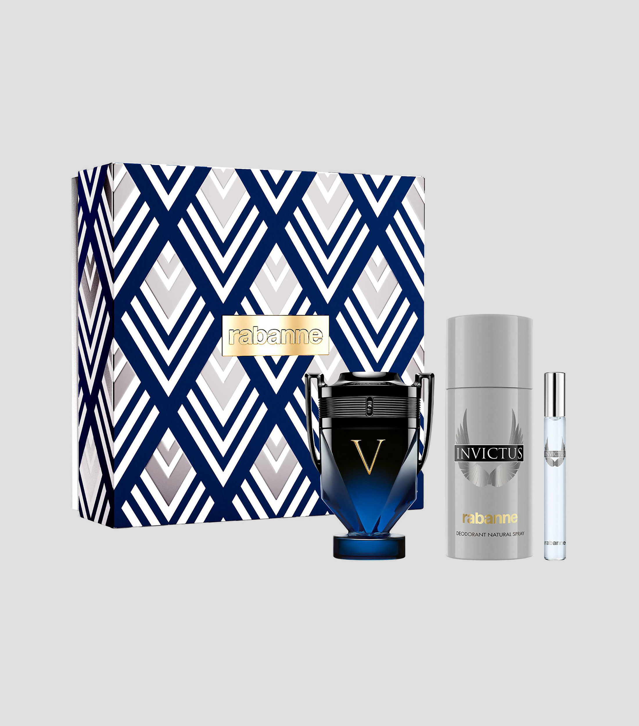 Set Invictus Victory Elixir Parfum para Hombre
