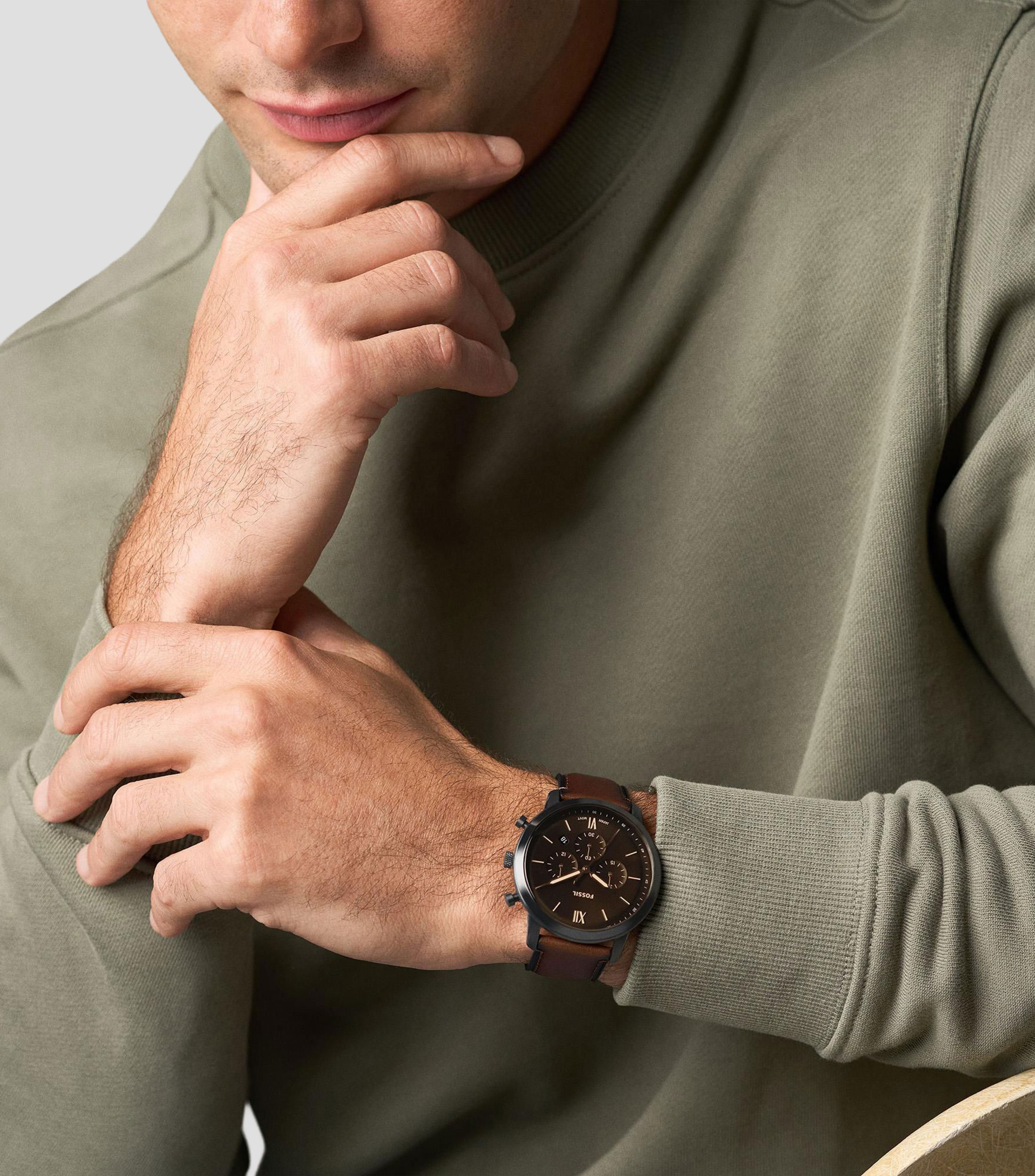 Reloj para Hombre Neutra Clásico Marrón