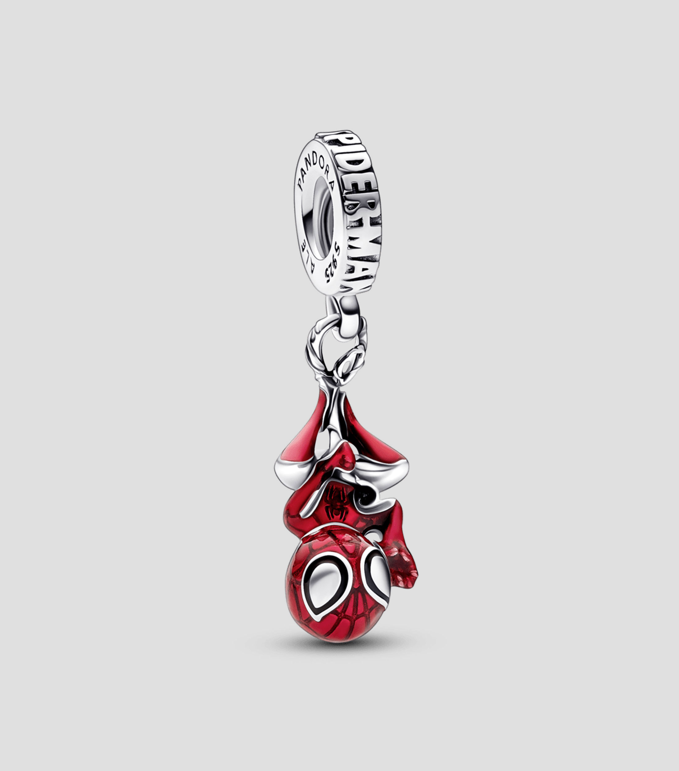 Charm en Plata Spider-Man Mujer