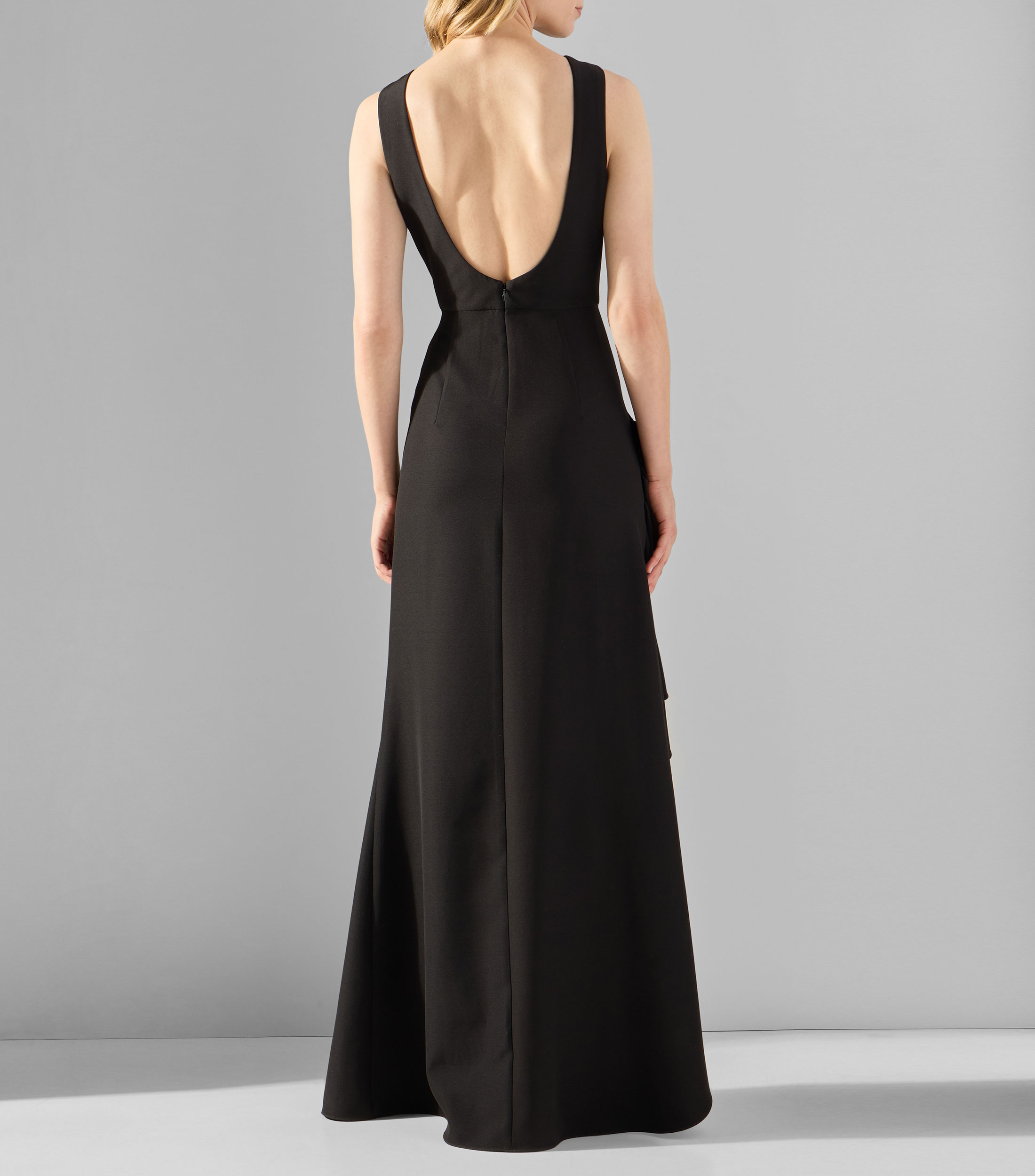 Vestido de fiesta largo liso Mujer