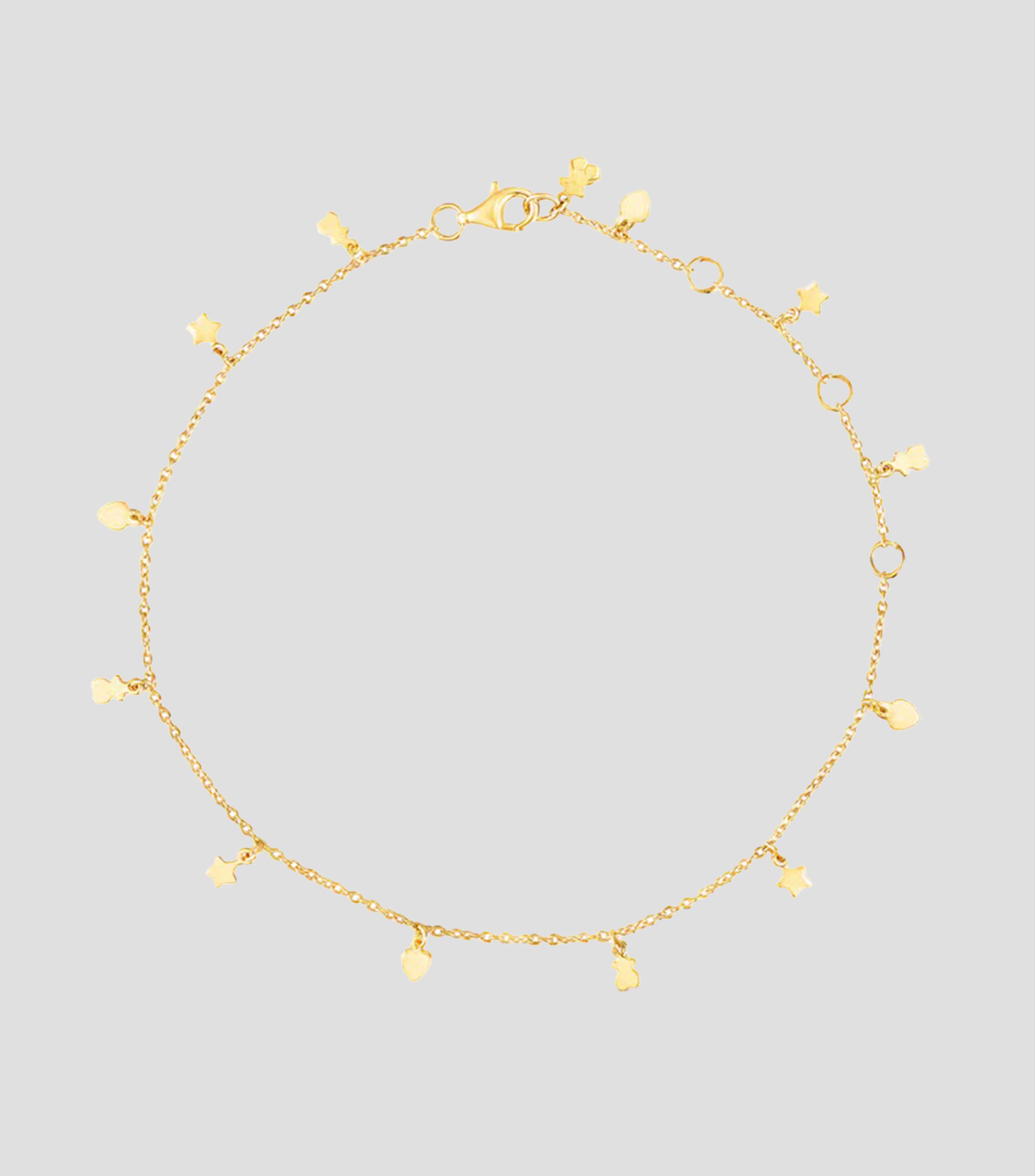 Pulsera tobillera en Plata Cool Joy Mujer