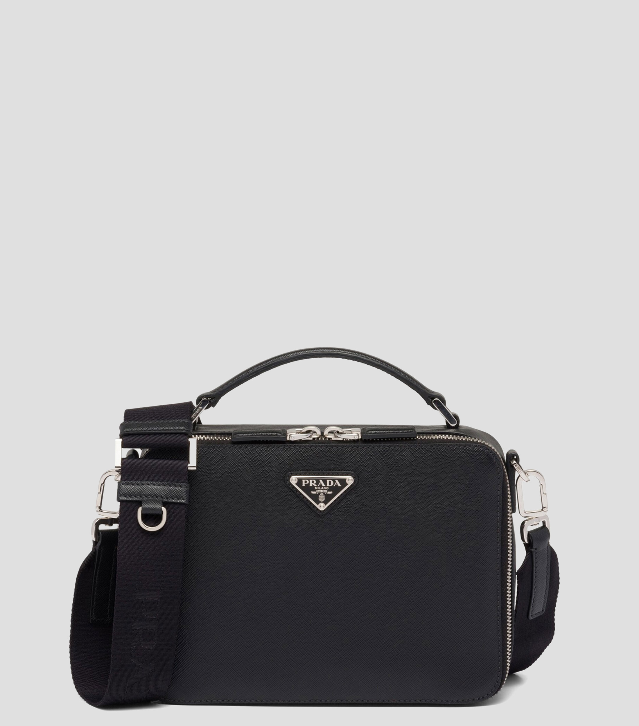 Bolso Brique de piel saffiano