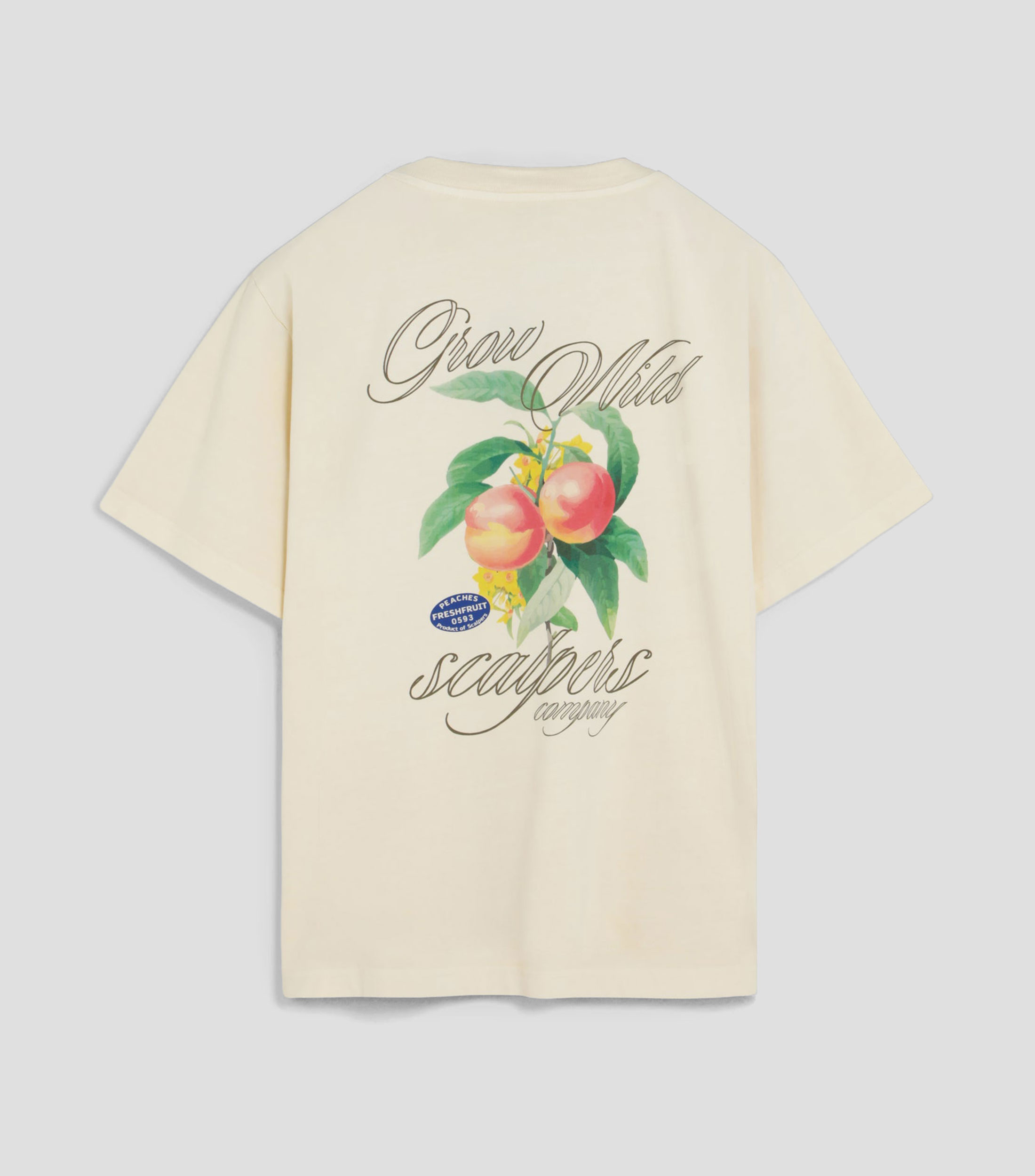 Playera cuello redondo manga corta lisa Hombre