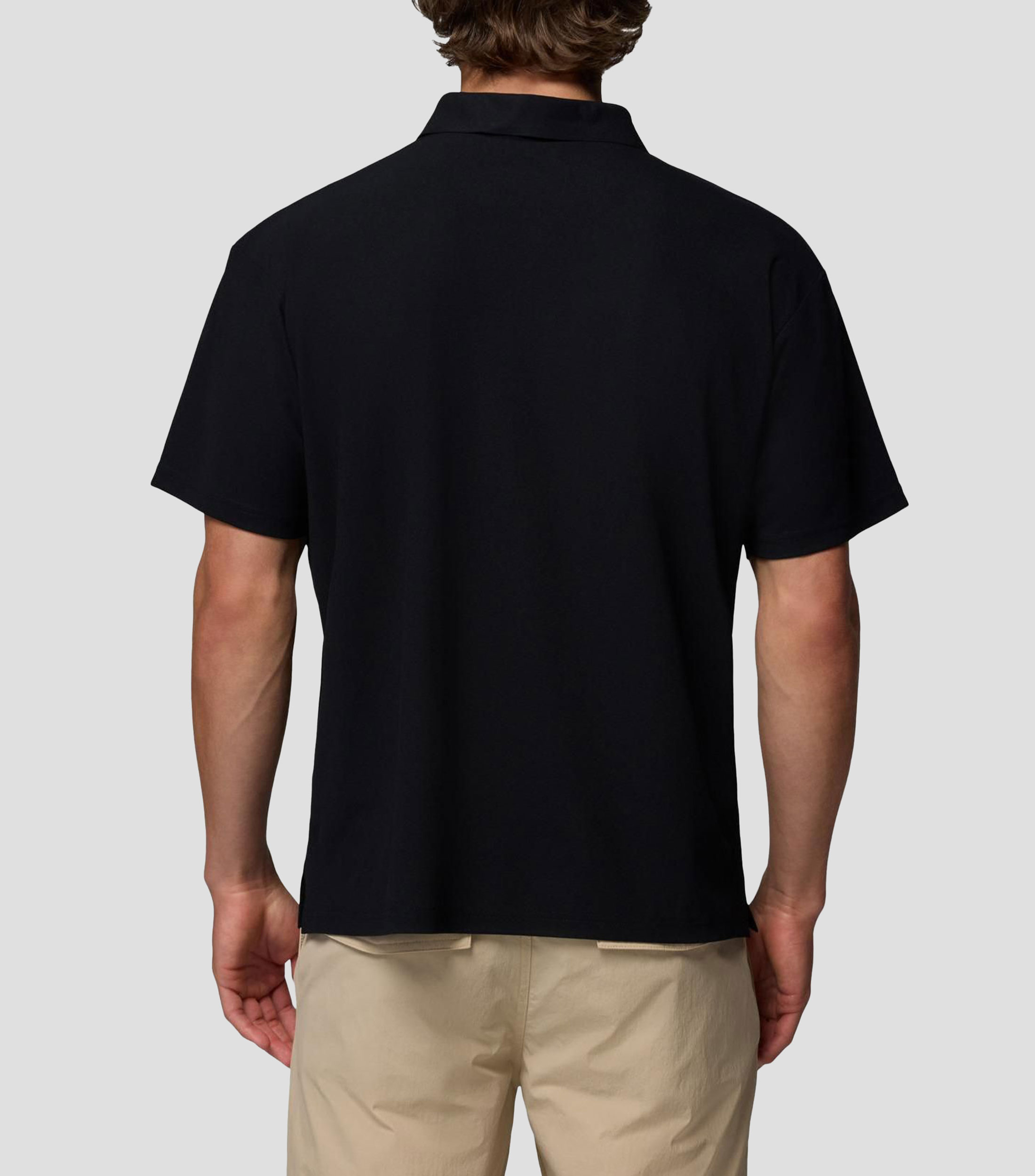 Playera tipo Polo de manga corta con diseño sólido Chill Creek Hombre