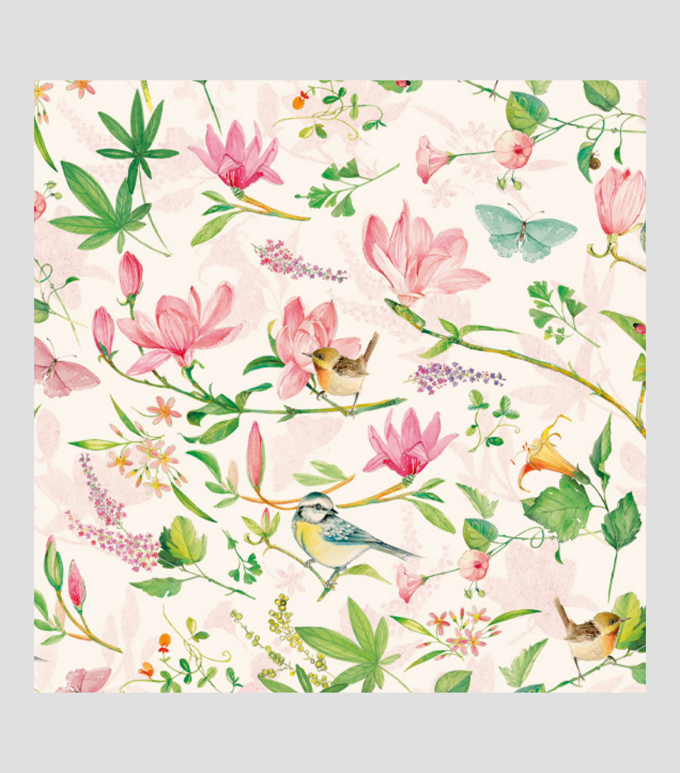 Pliego de papel Tassotti Magnolias 50 x 70 cm