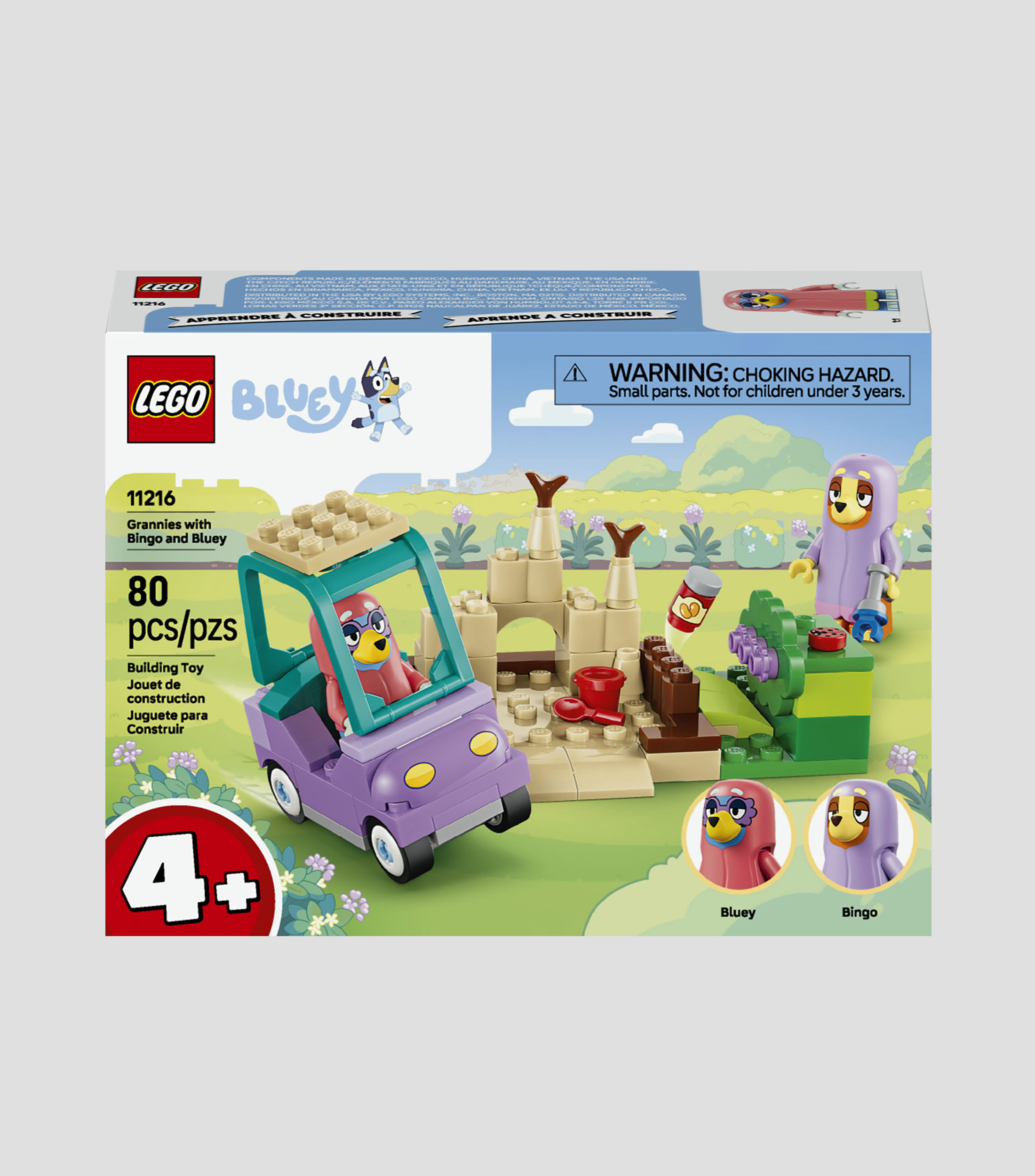 LEGO Bluey Abuelitas con Bingo y Bluey
