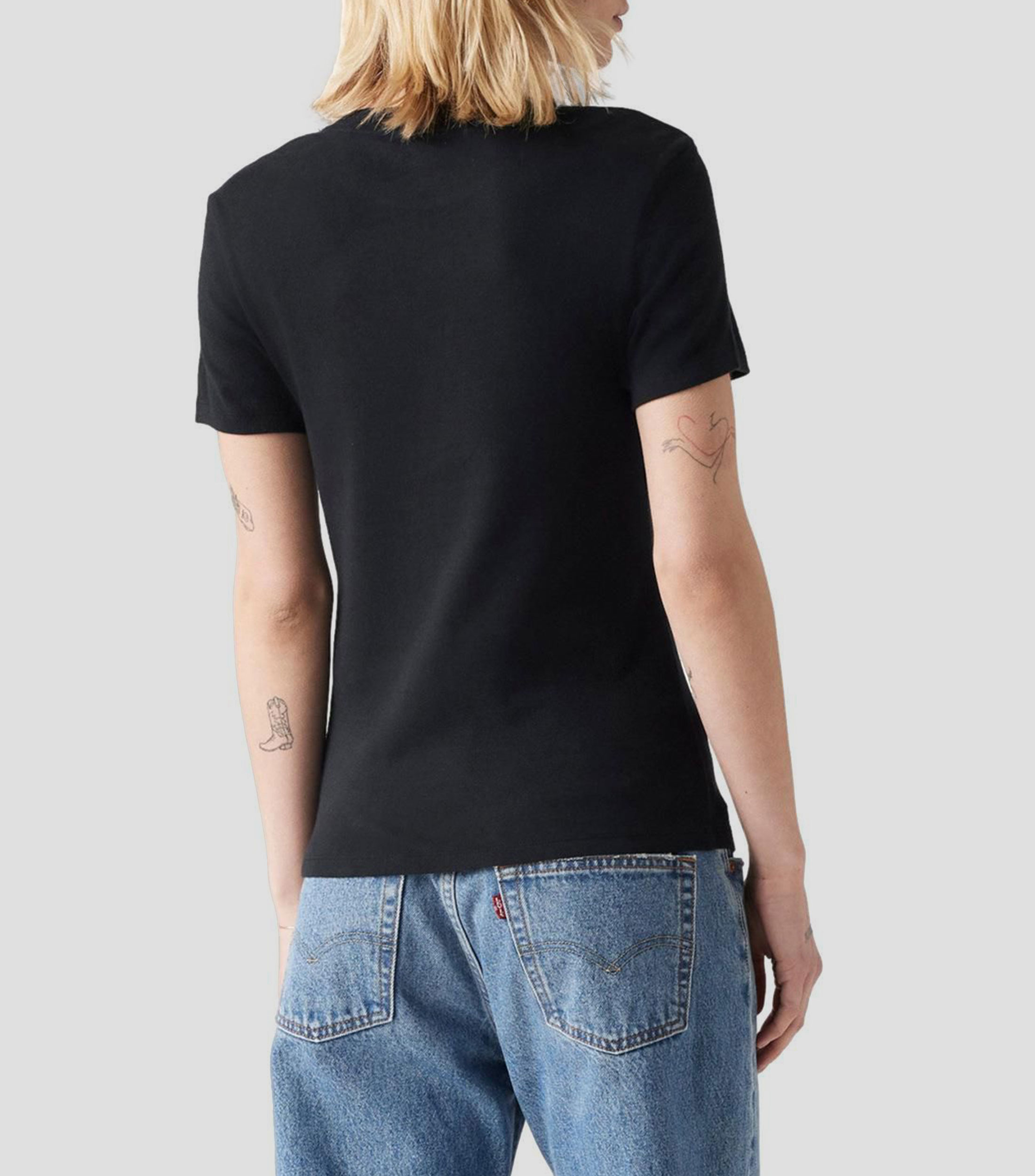 Playera de cuello redondo y manga corta Mujer