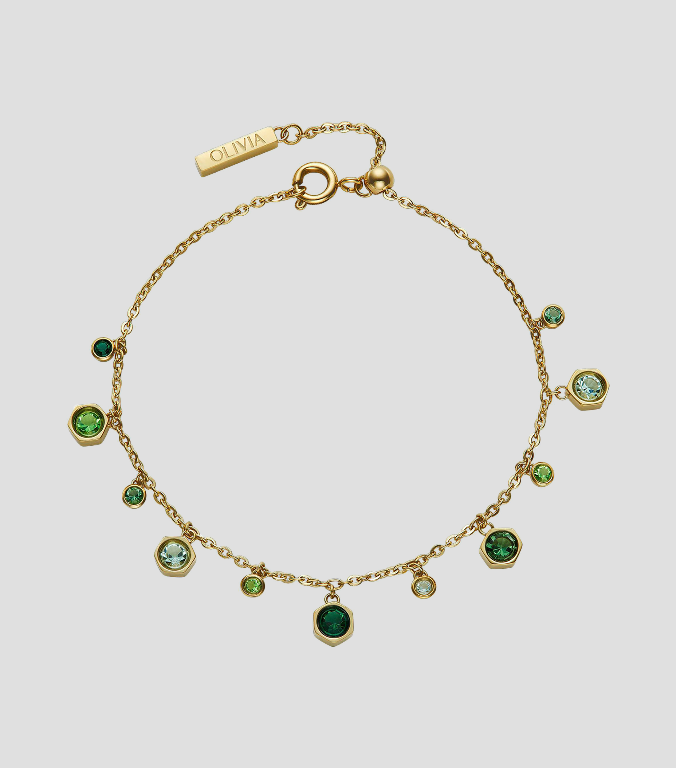 Pulsera con colgantes con cristales Preciosa Classic Mini Droplet Mujer