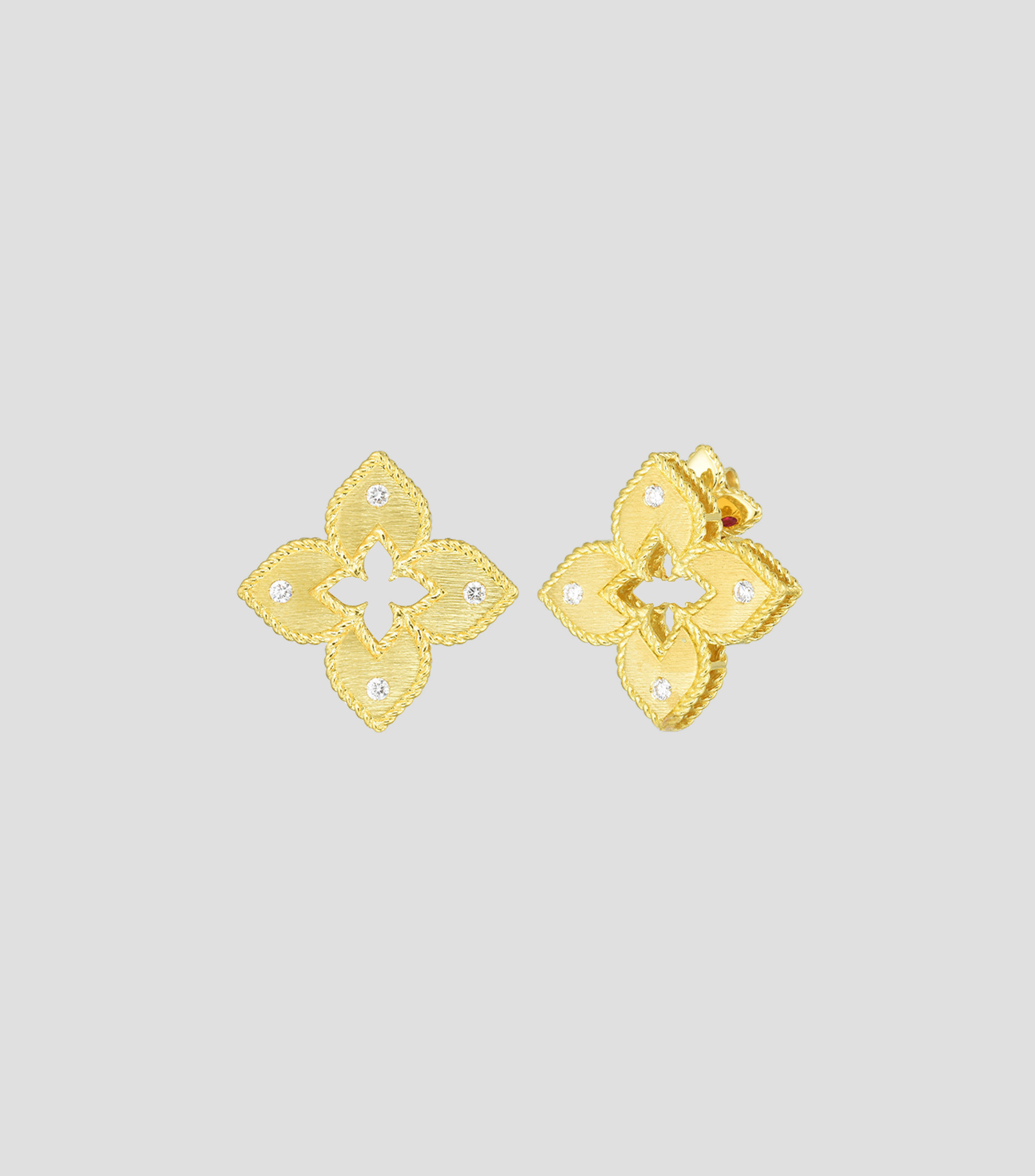 Aretes en oro amarillo de 18 Kilates con diamantes Venetian Princess Mujer