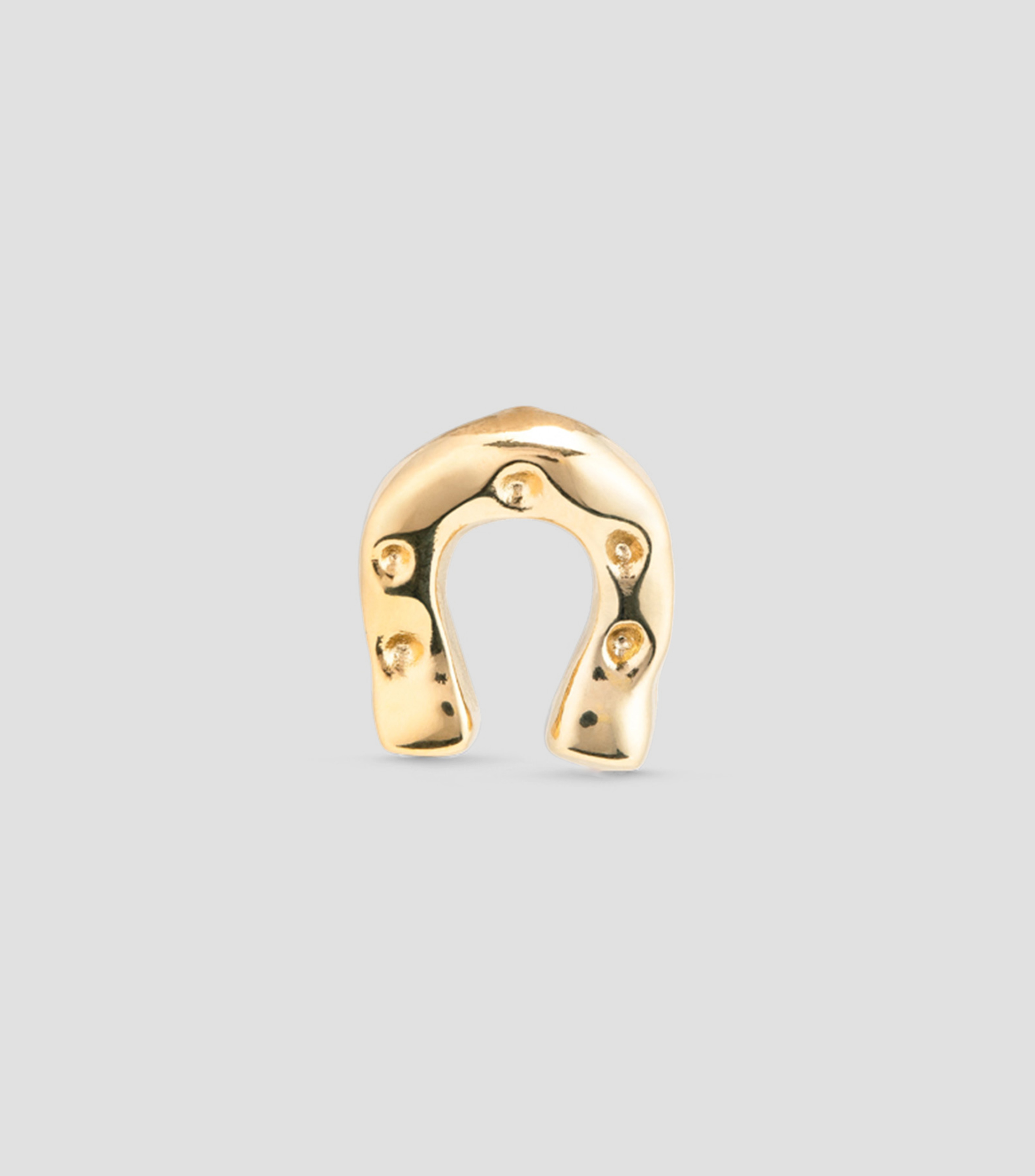 Arete en forma de herradura Mujer