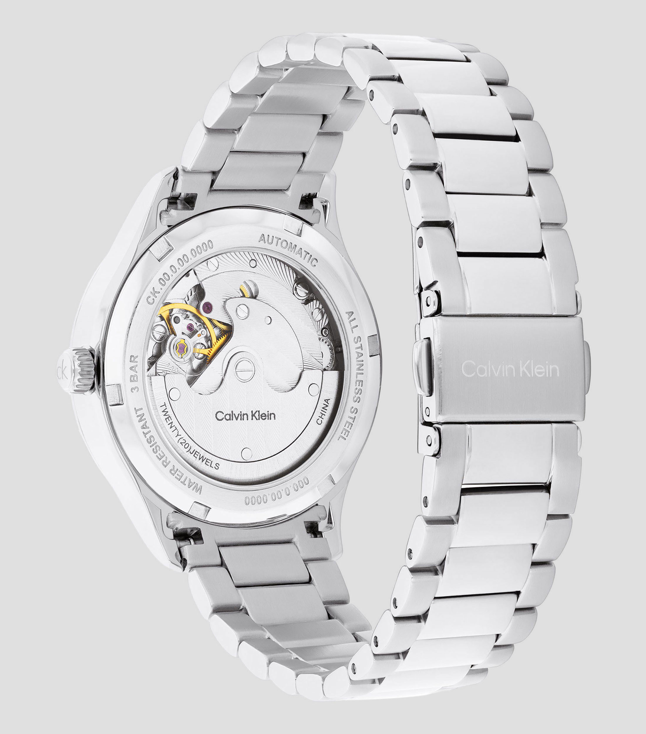 Reloj para mujer CK Iconic Automatic Casual, Plateado
