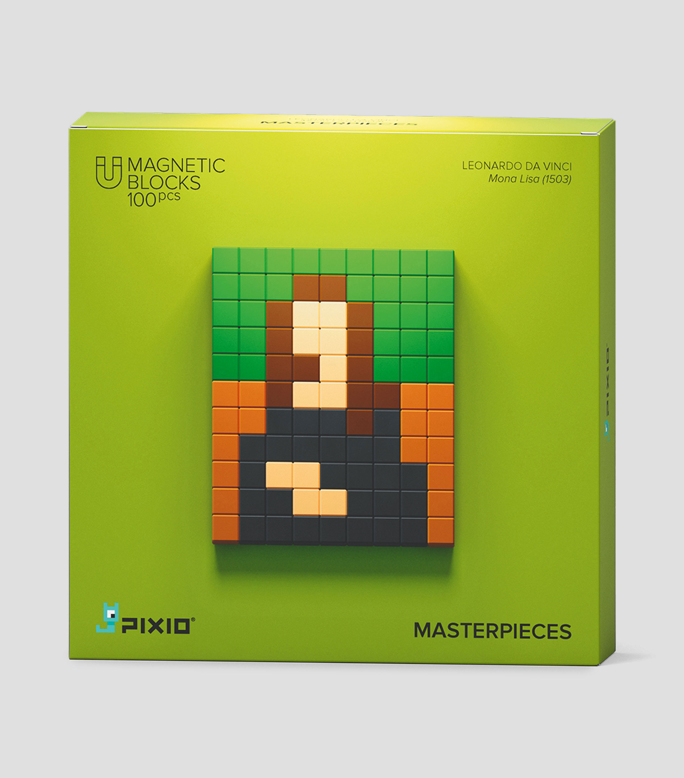Playset Magnetic Blocks, Pixio Mona Lisa
