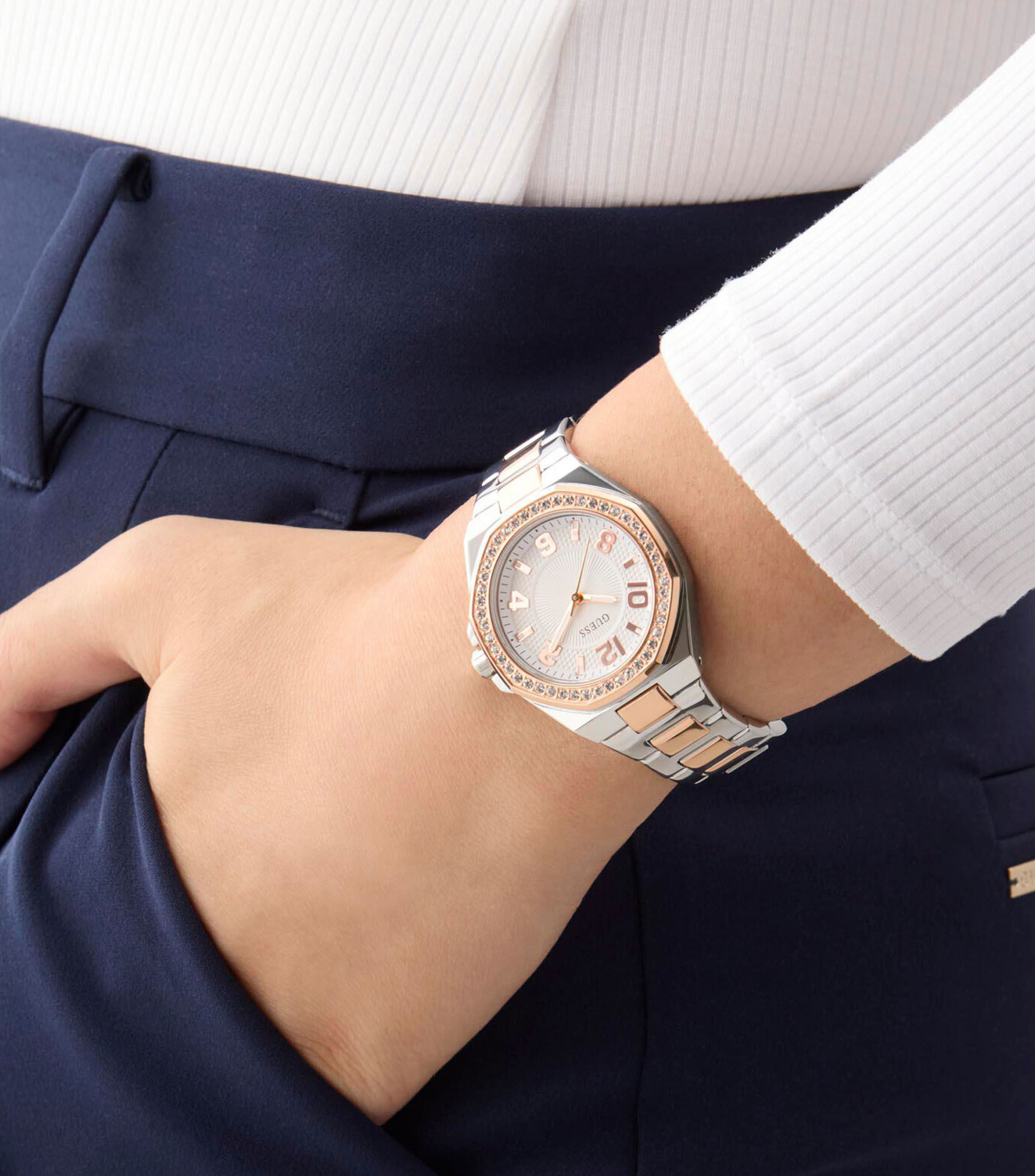Reloj para Mujer Contessa De Vestir, Dorado, Plateado
