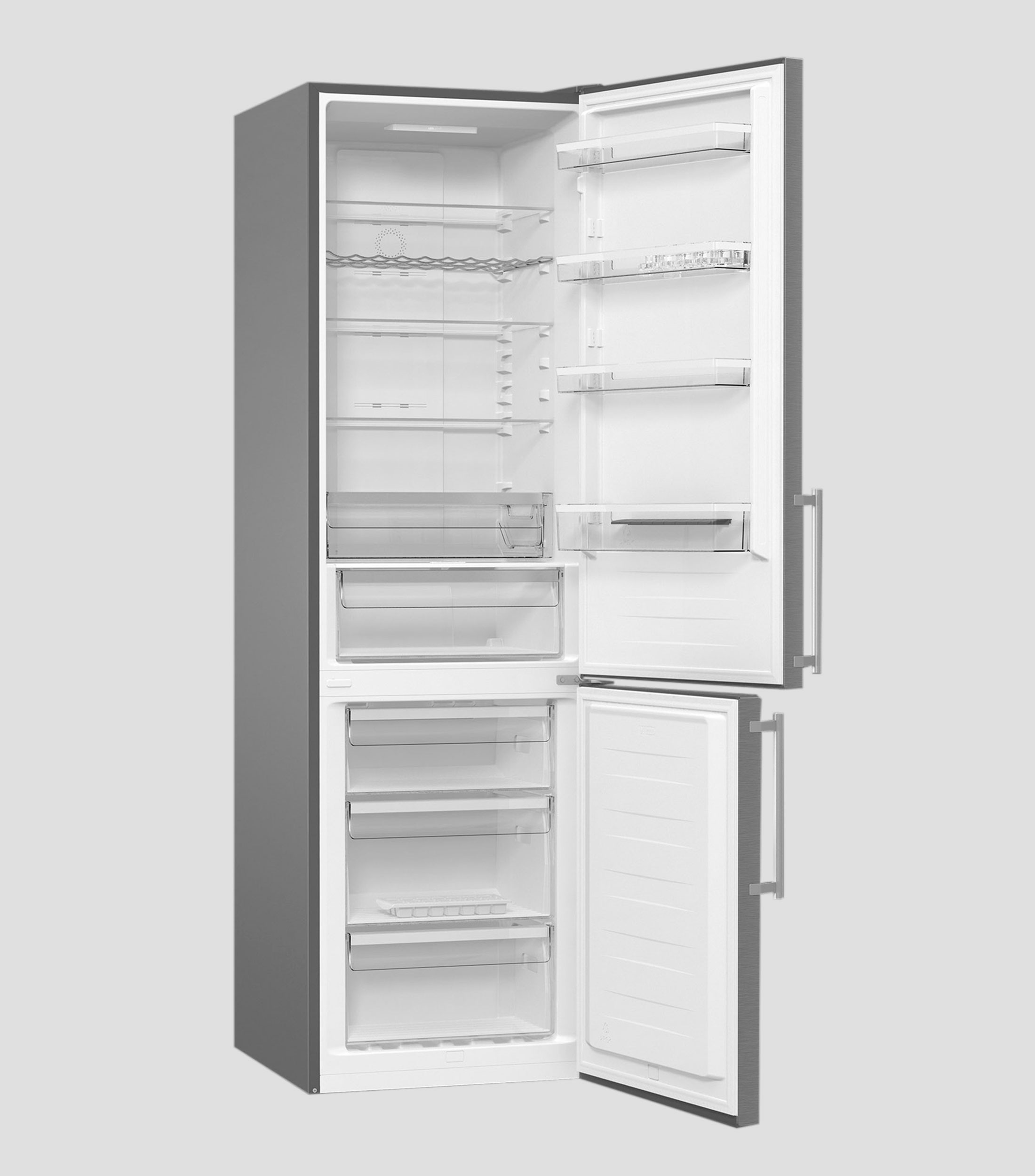 Refrigerador Bottom Mount 12 p3 FC20UXDNE, plata