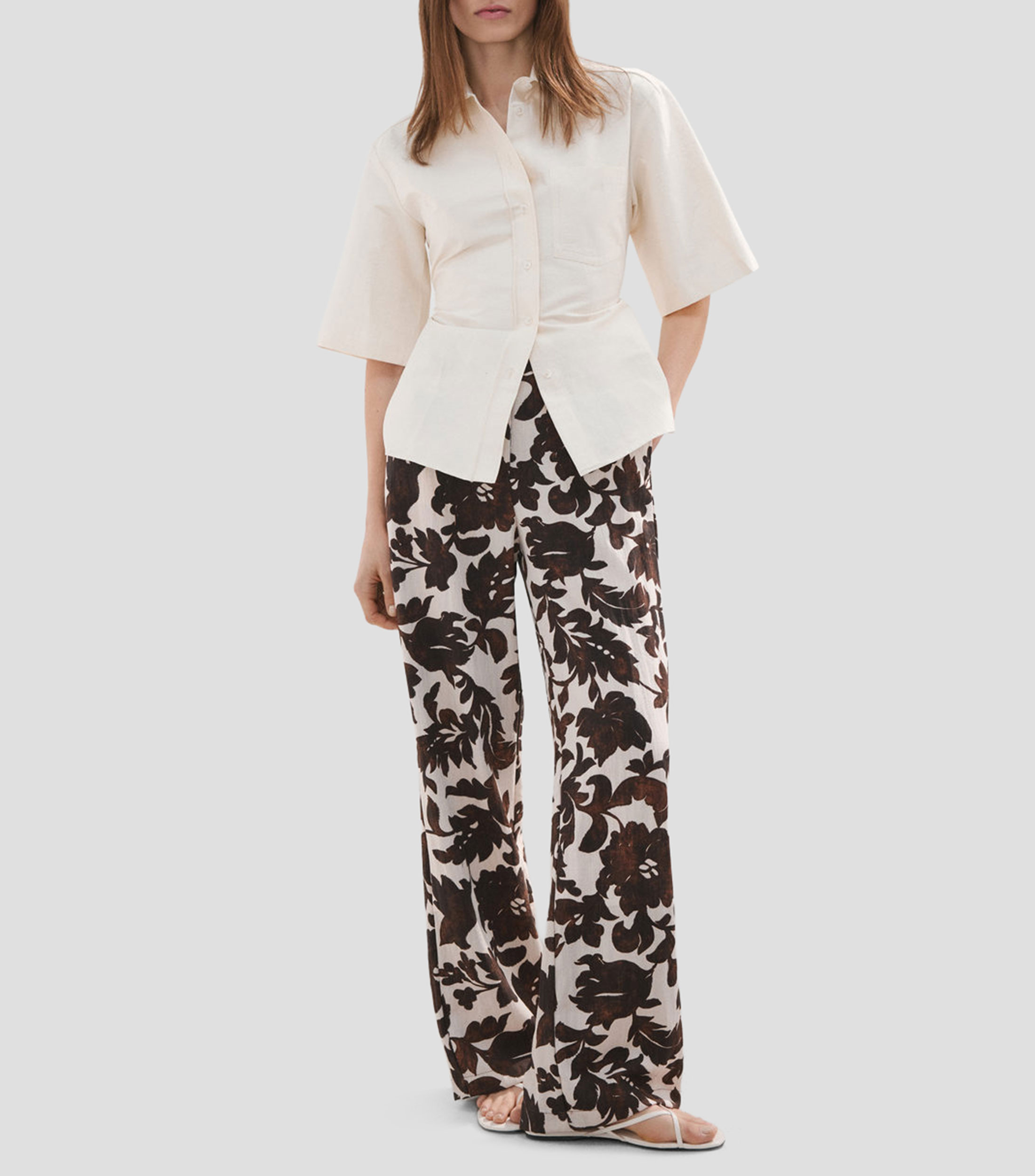 Pantalón estampado Mujer