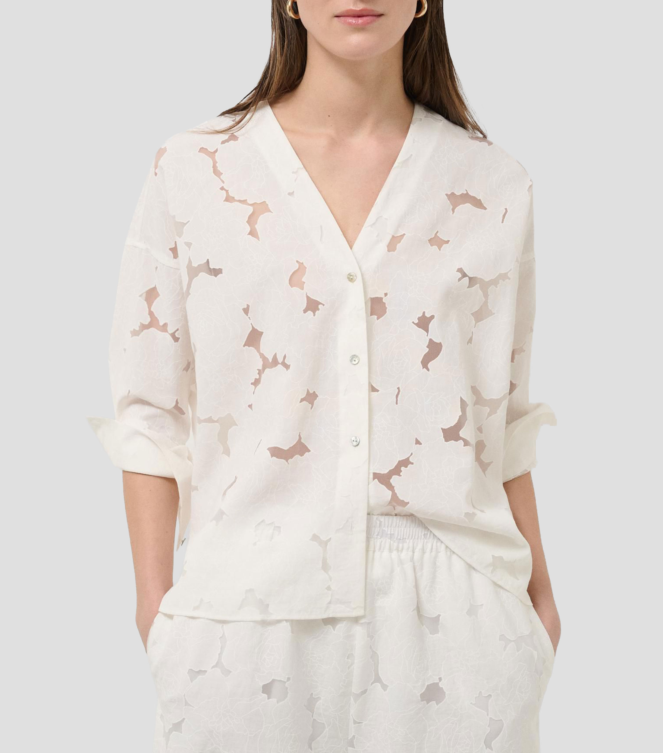 Blusa fantasía manga larga Mujer