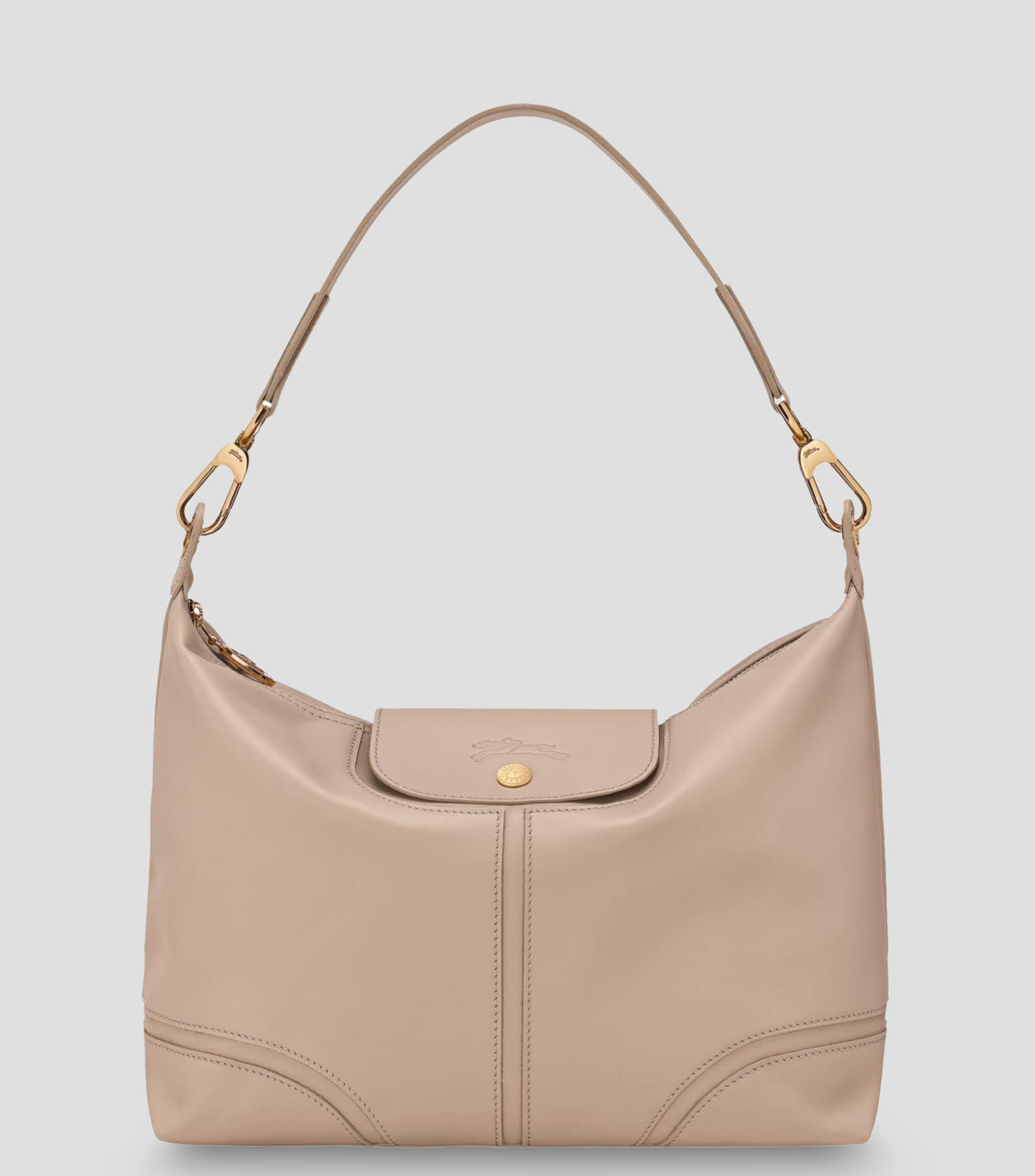 Bolsa tote en piel lisa Mujer