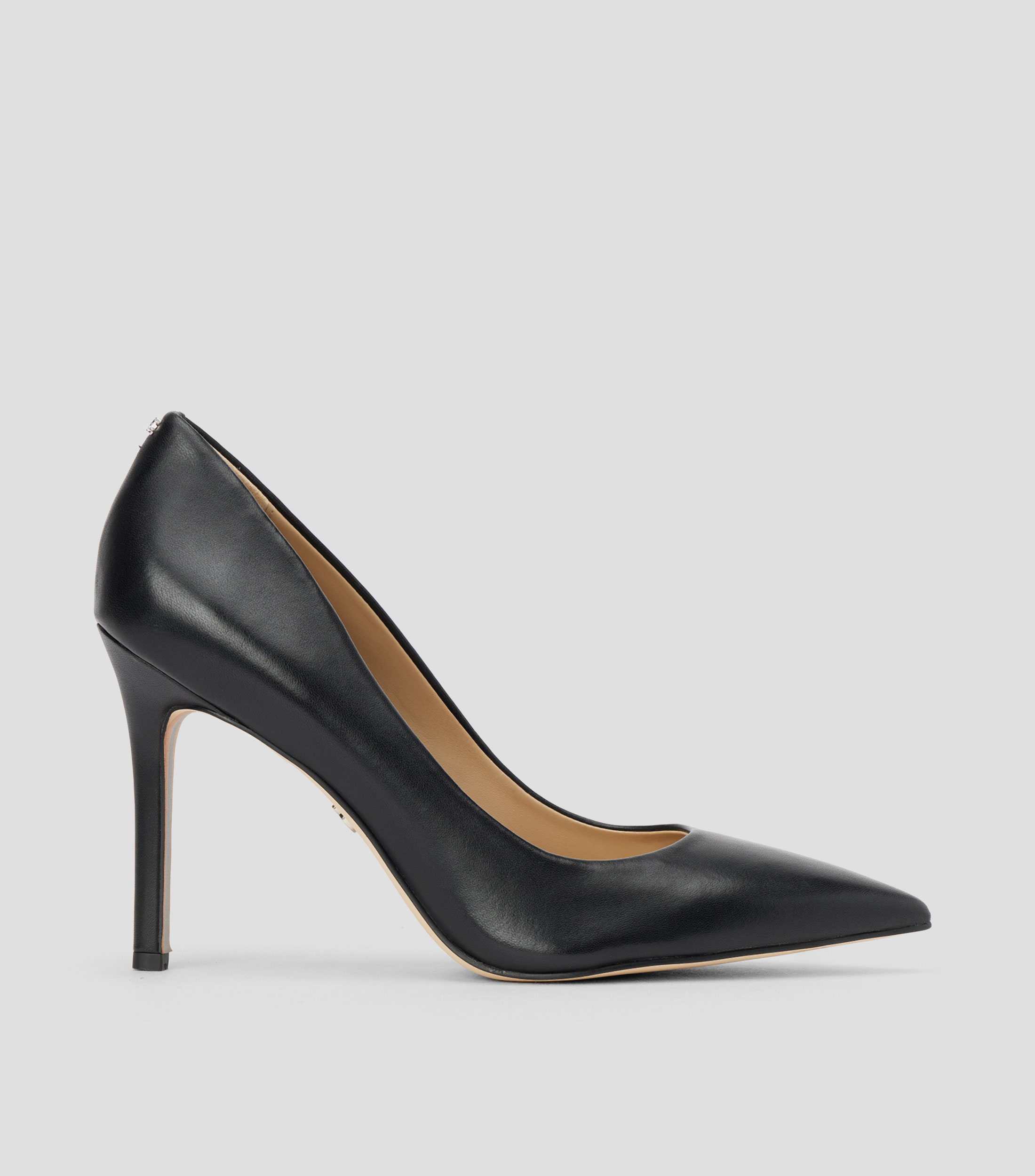 Zapatillas Pump de tacón alto de aguja negro Mujer