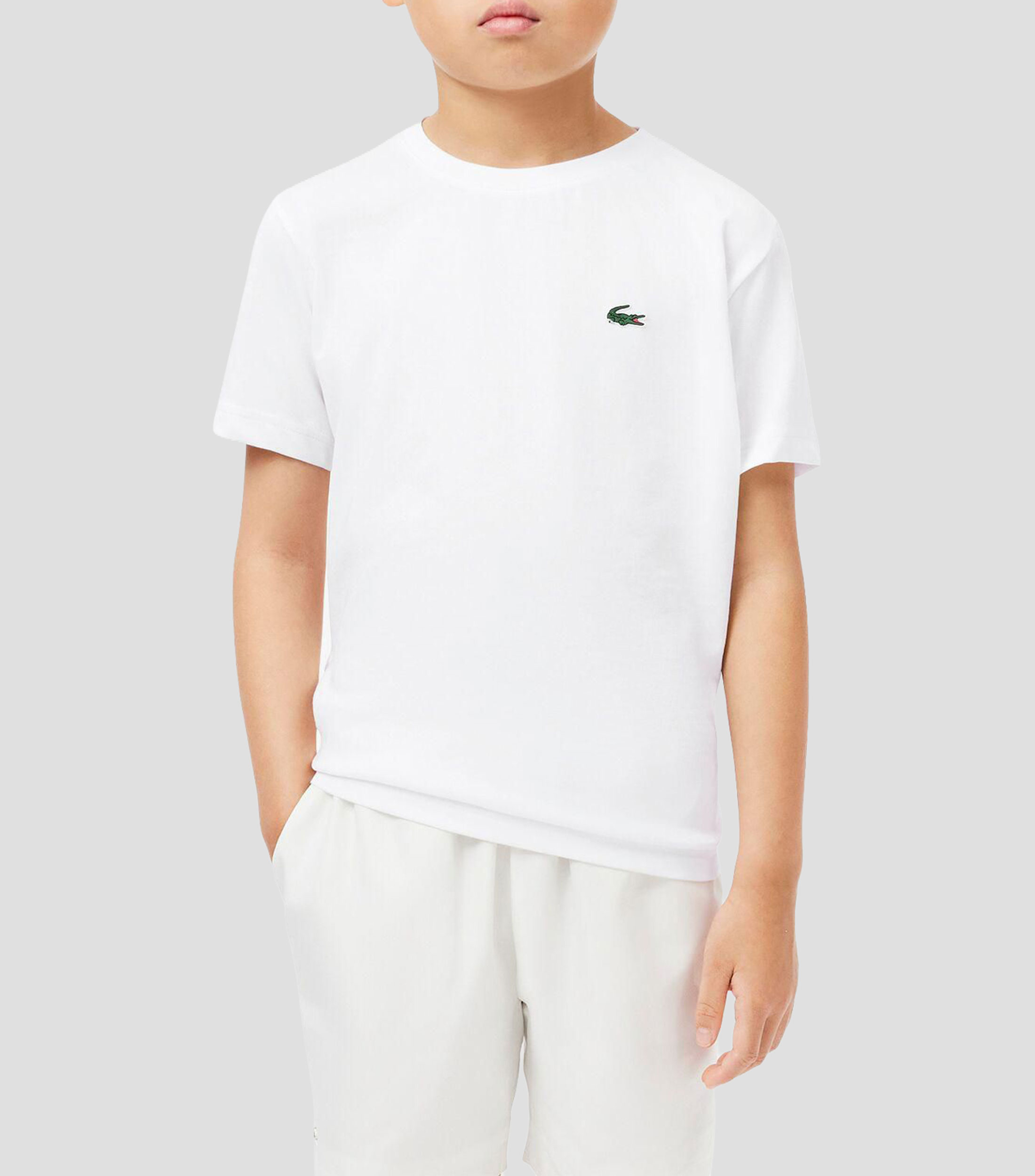 Playera cuello redondo manga corta lisa Niño