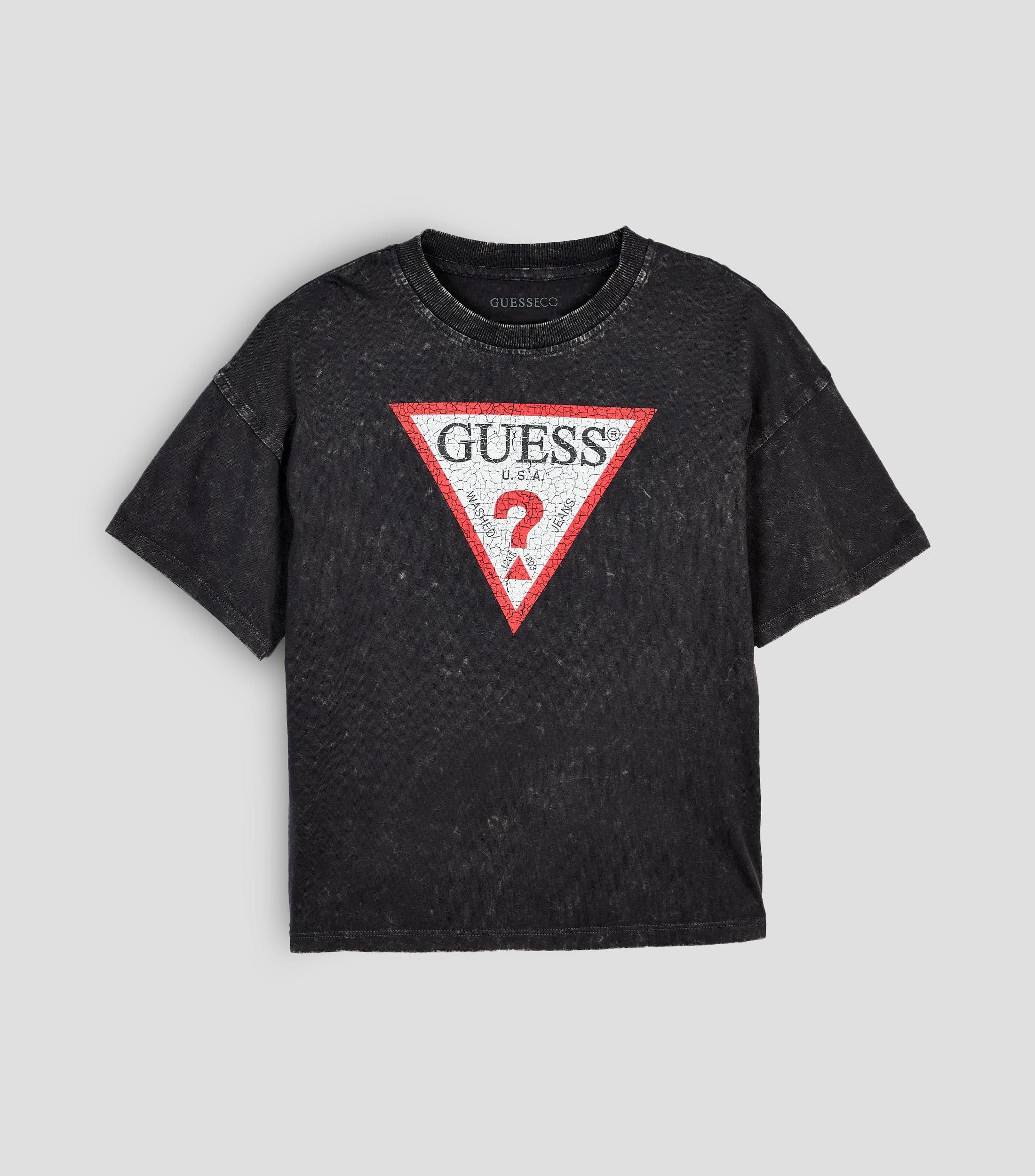 Playera cuello redondo manga corta estampada Niño