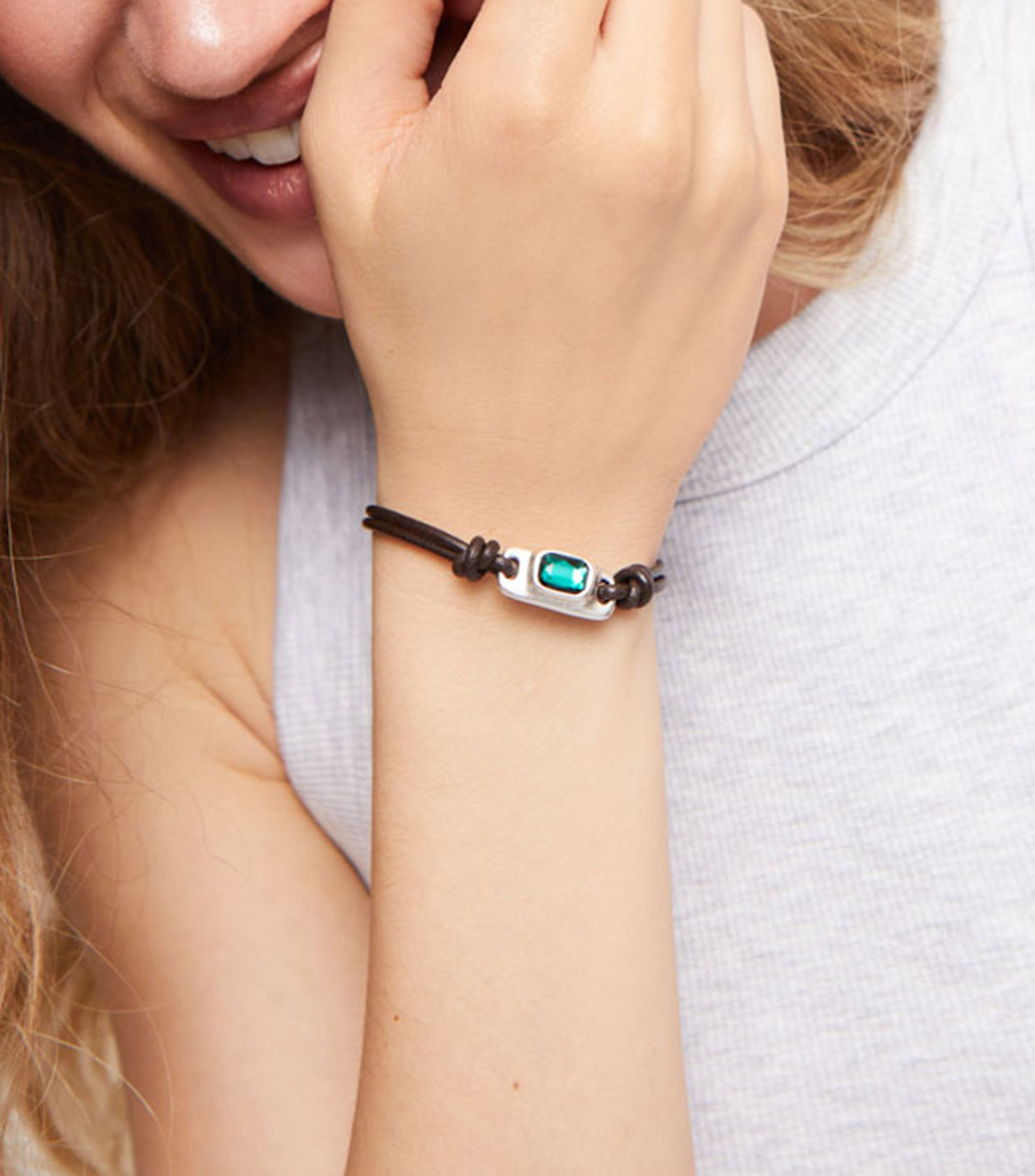 Pulsera con cristal Mujer