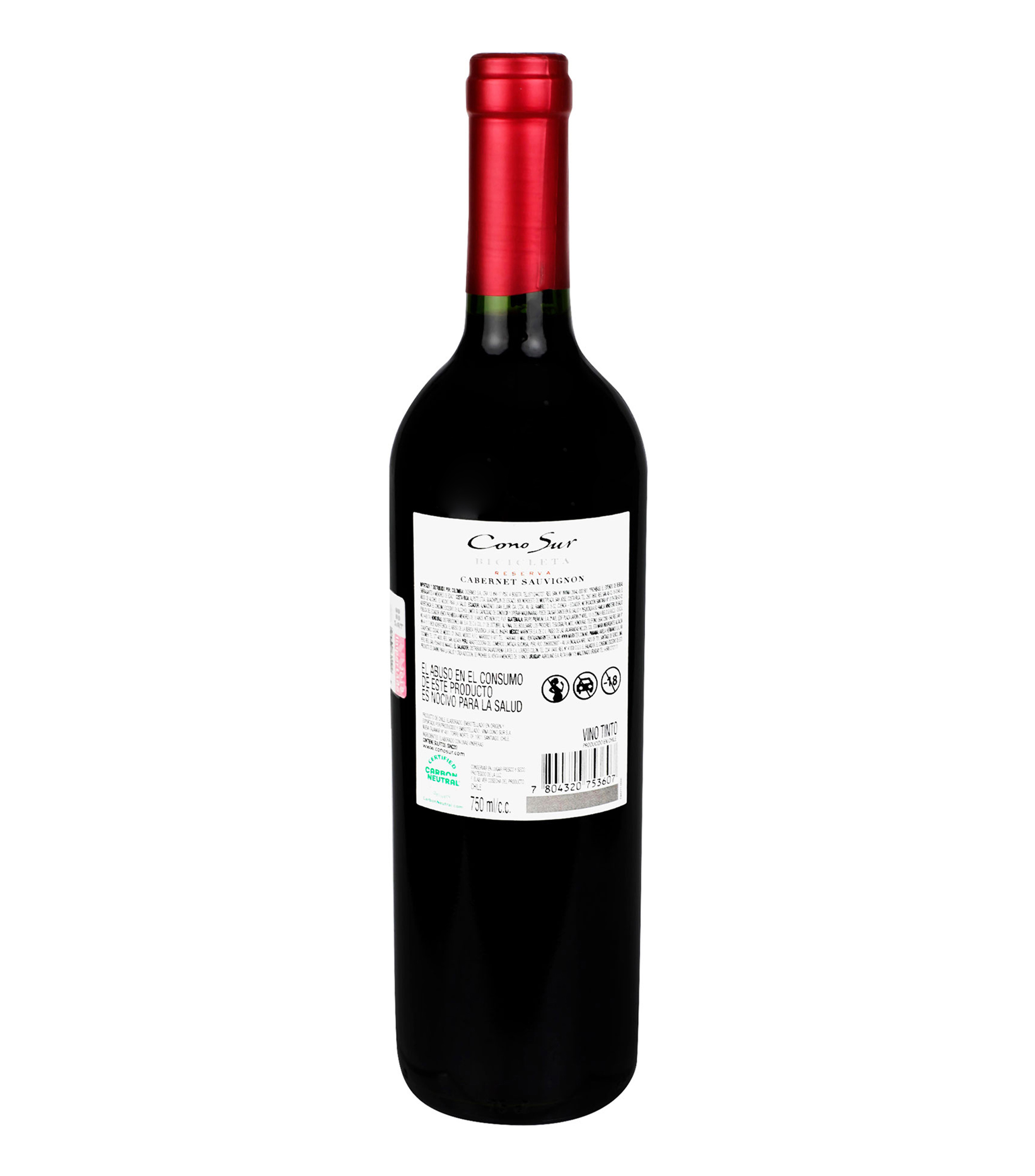 Vino tinto Cabernet Sauvignon, 750 ml