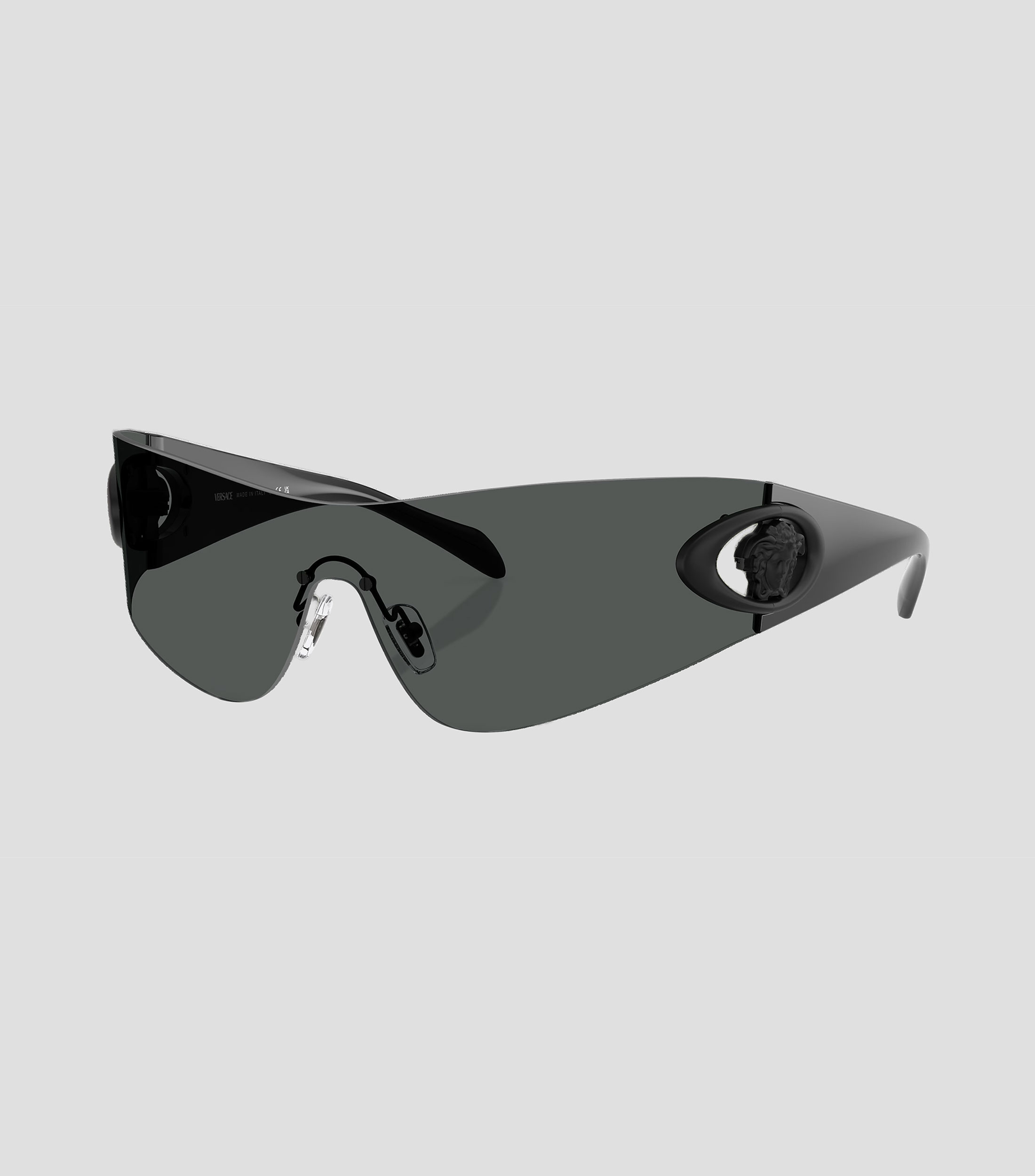 Lentes de sol irregulares gris oscuro Mujer