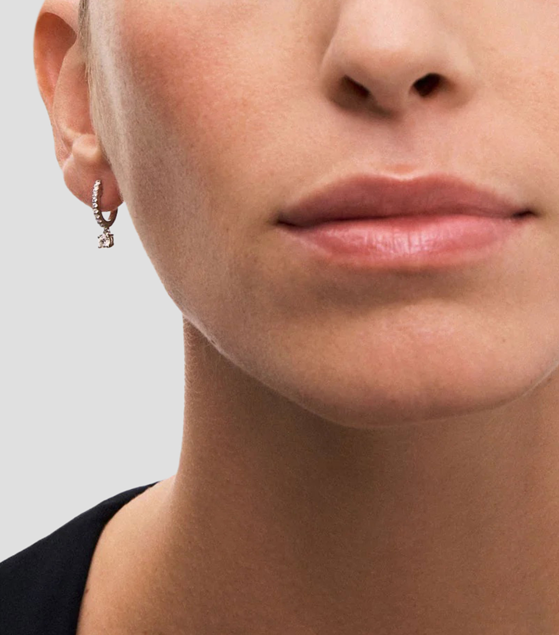 Aretes en oro rosa 18 Kts Idalia Mujer