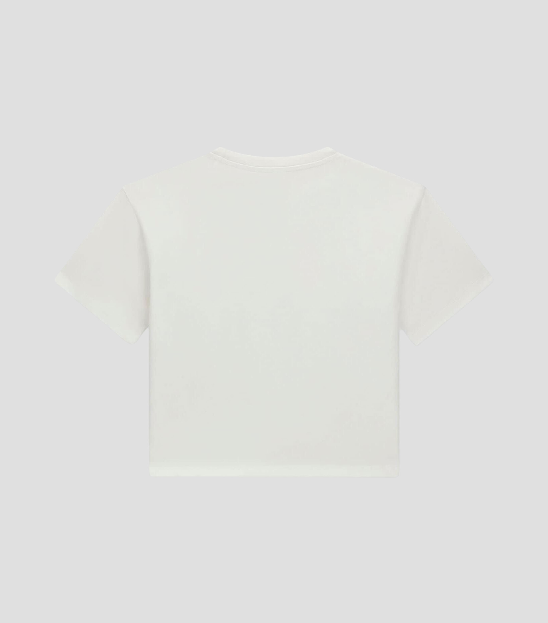 Playera cuello redondo manga corta microdiseño Niña