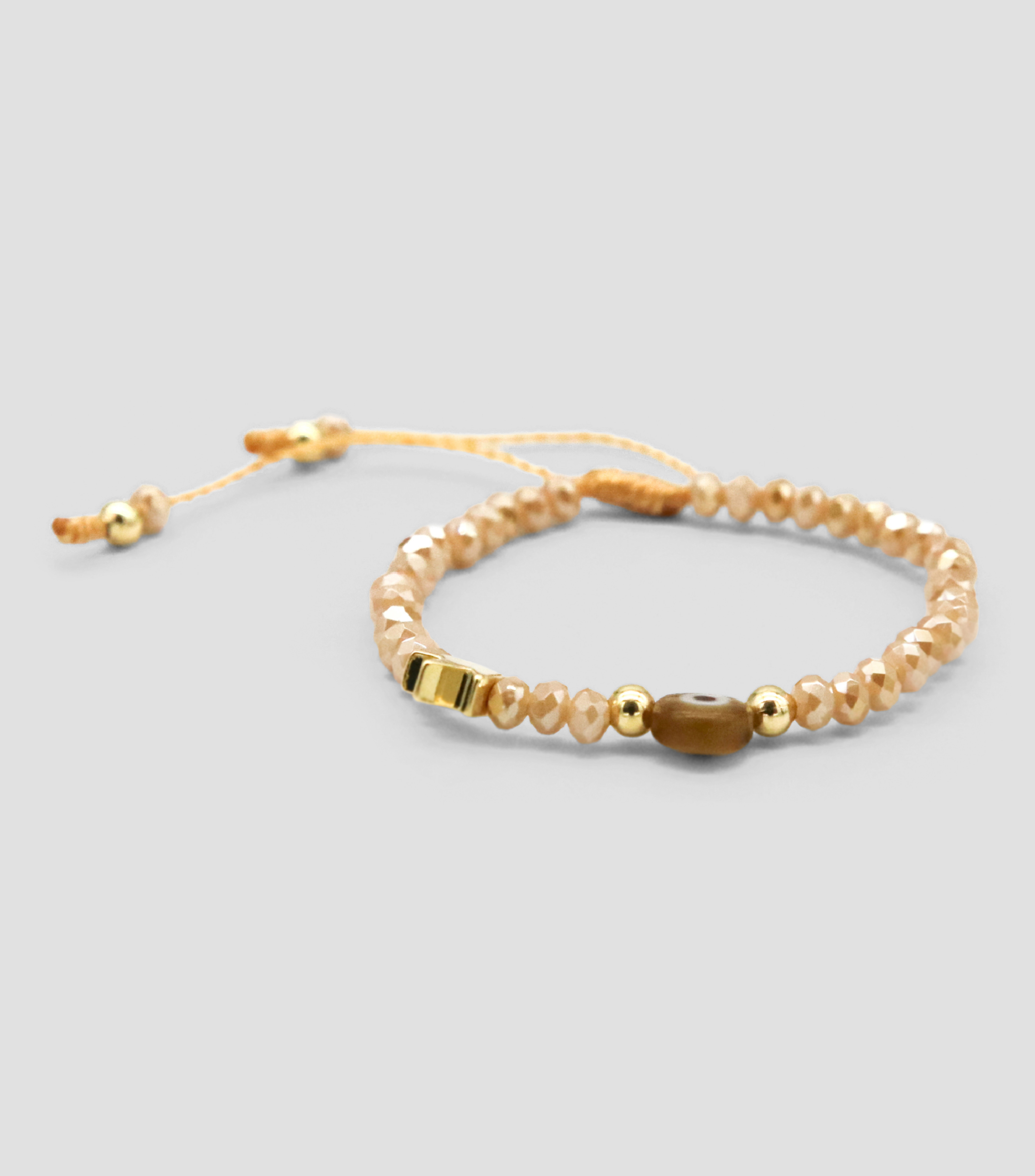 Pulsera Ajustable Ojos Ivory Bebe