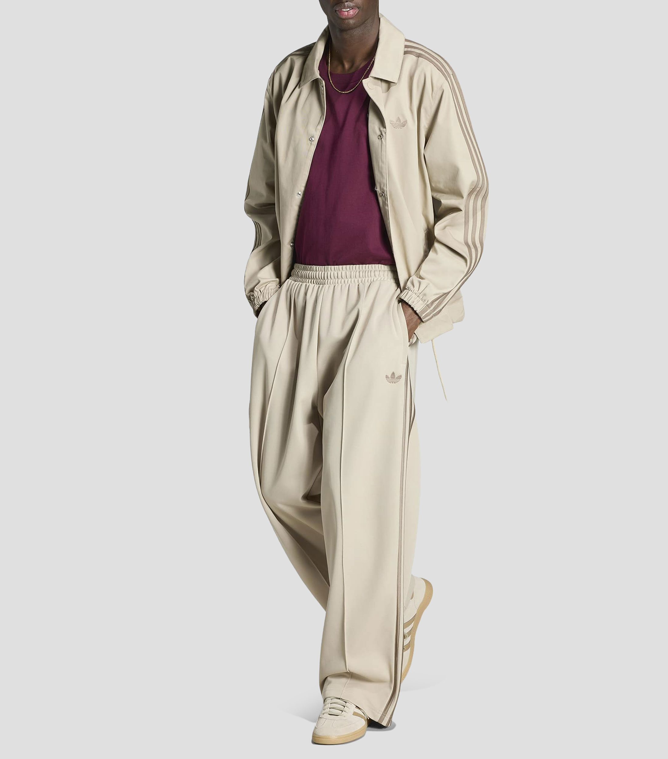 Pants para entrenamiento con franjas Hombre