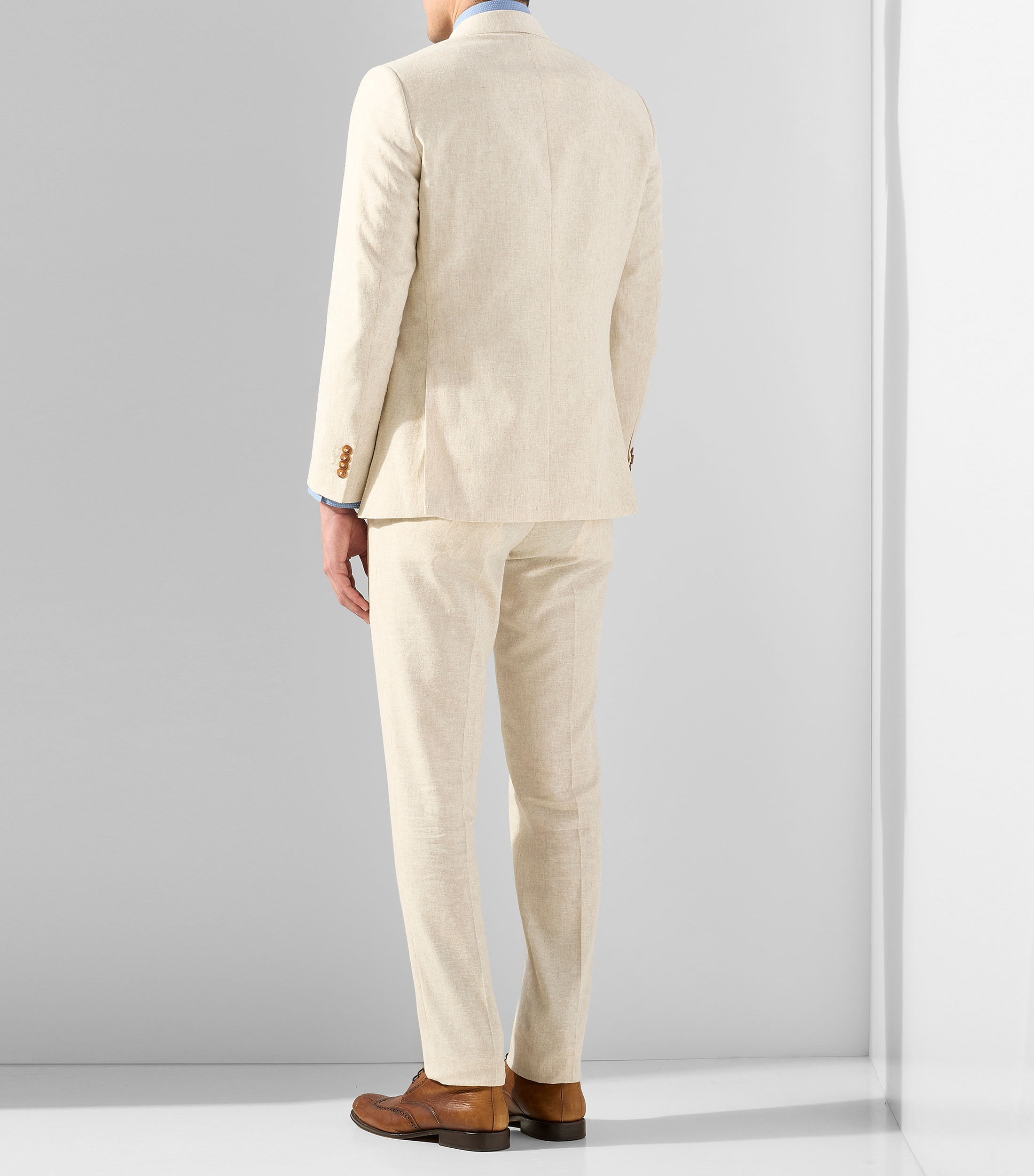 Traje de corte regular jaspeado Hombre