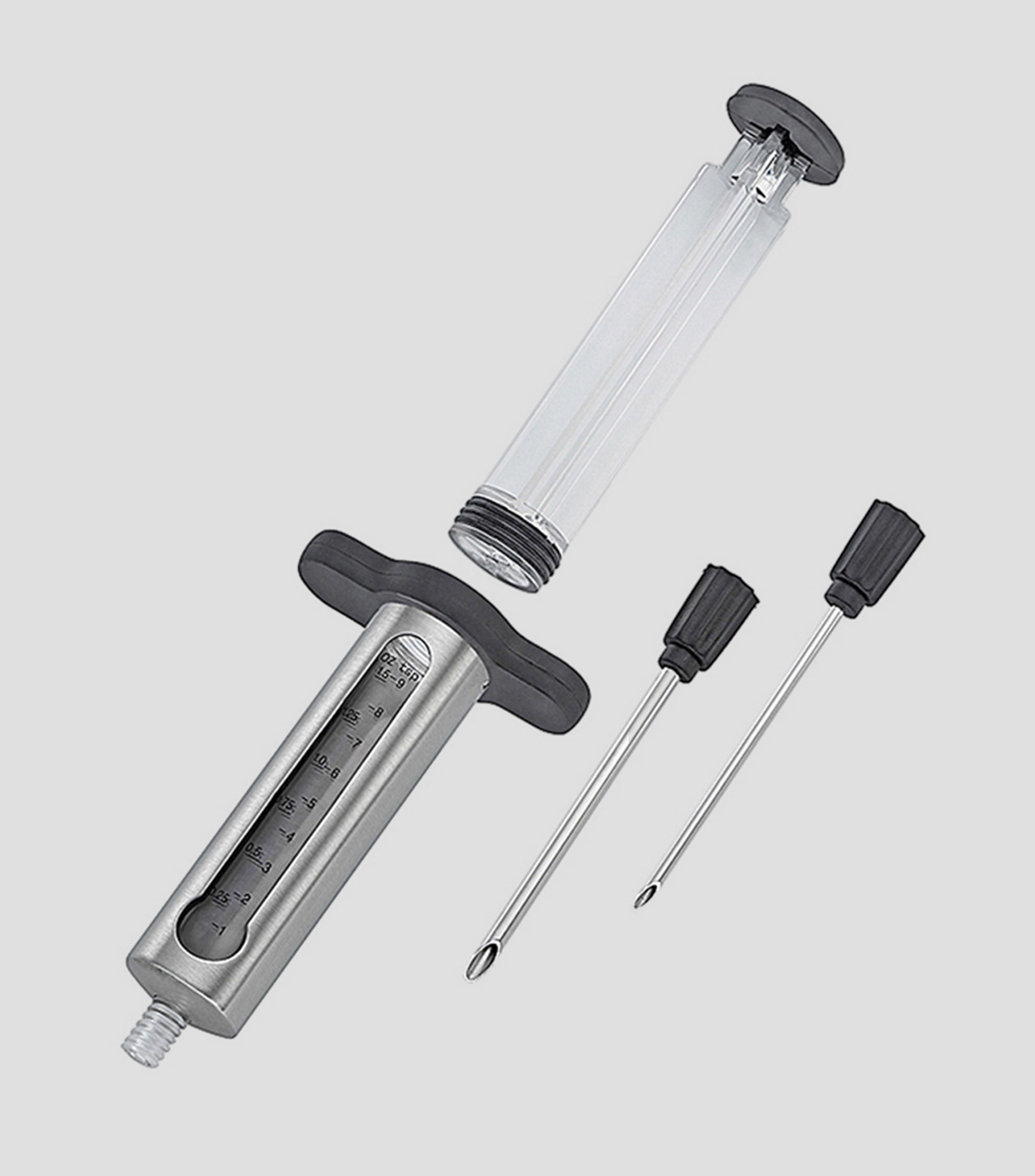 Jeringa para Marinar de Acero Inoxidable