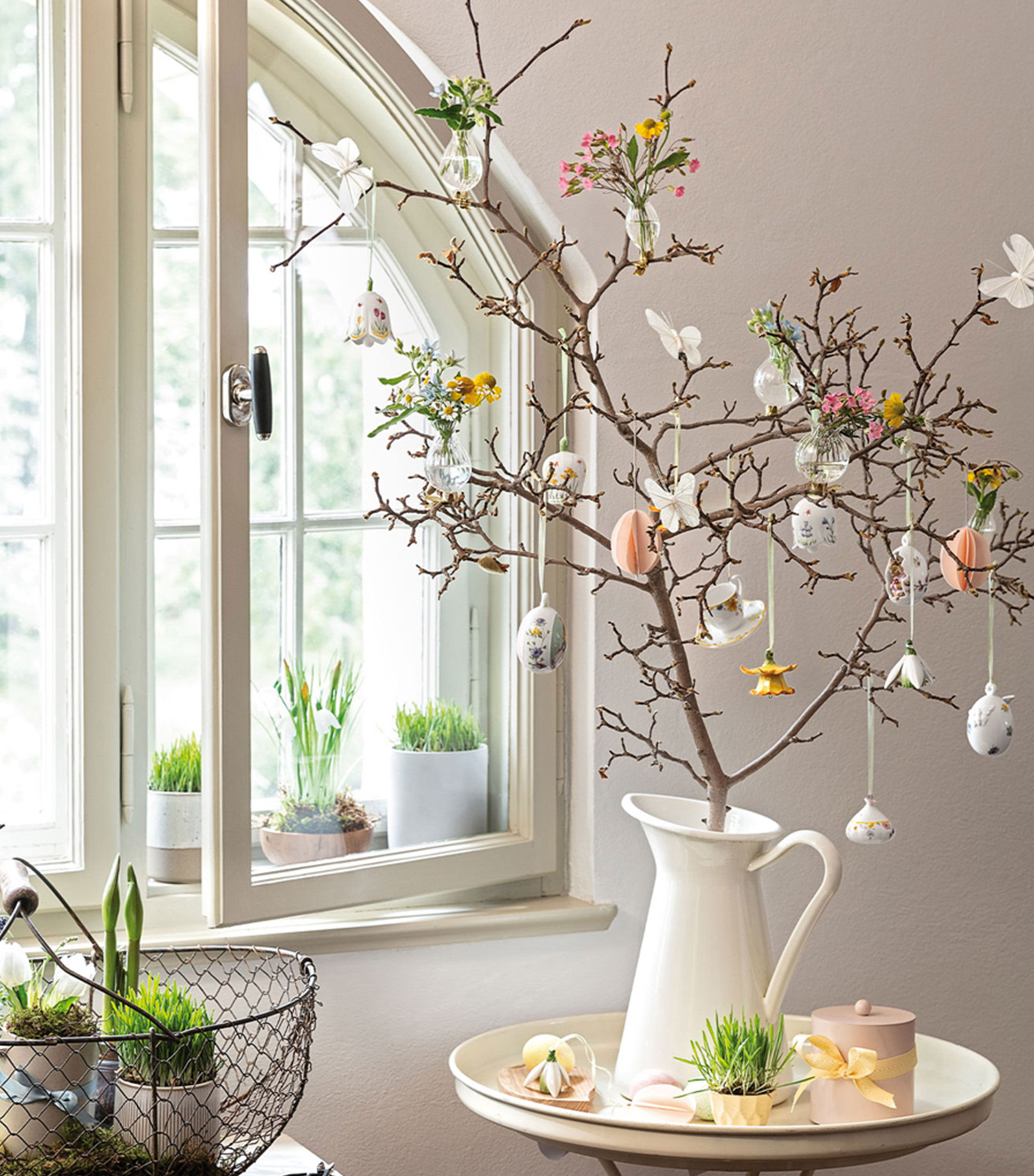 Ornamento New Flow en porcelana
