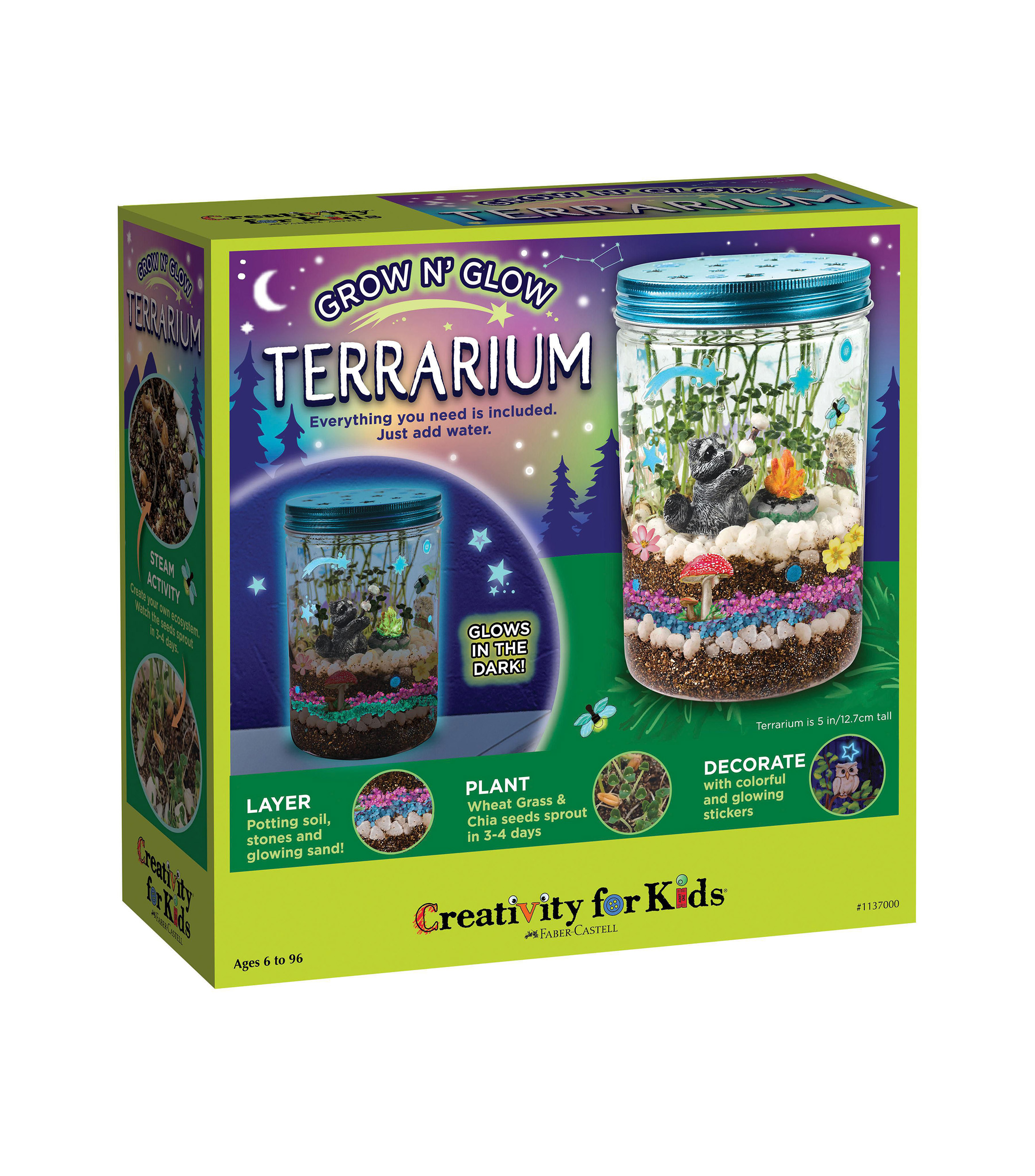 Playset Terrario que brilla en la obscuridad