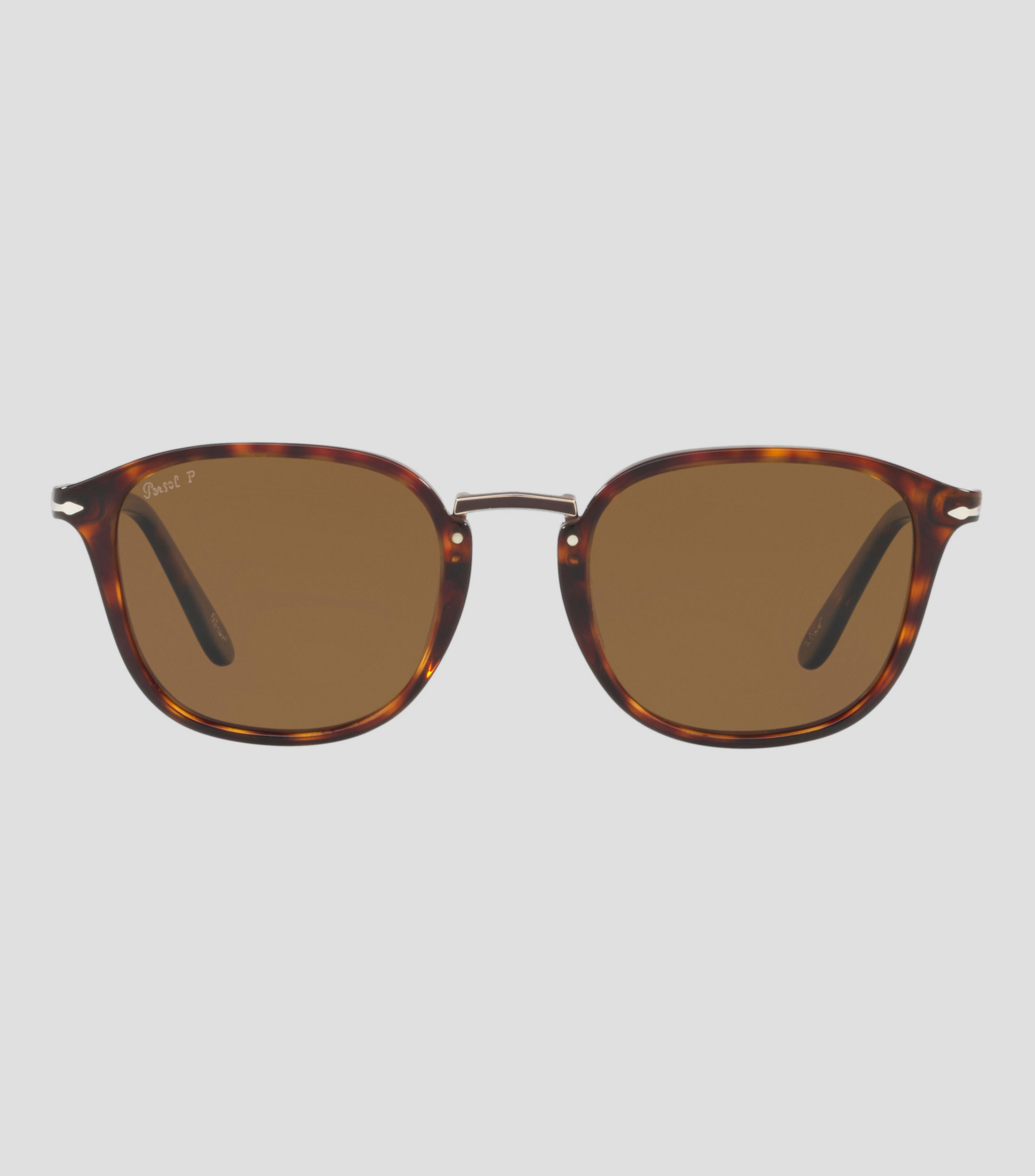 Lentes de sol redondos havana Hombre