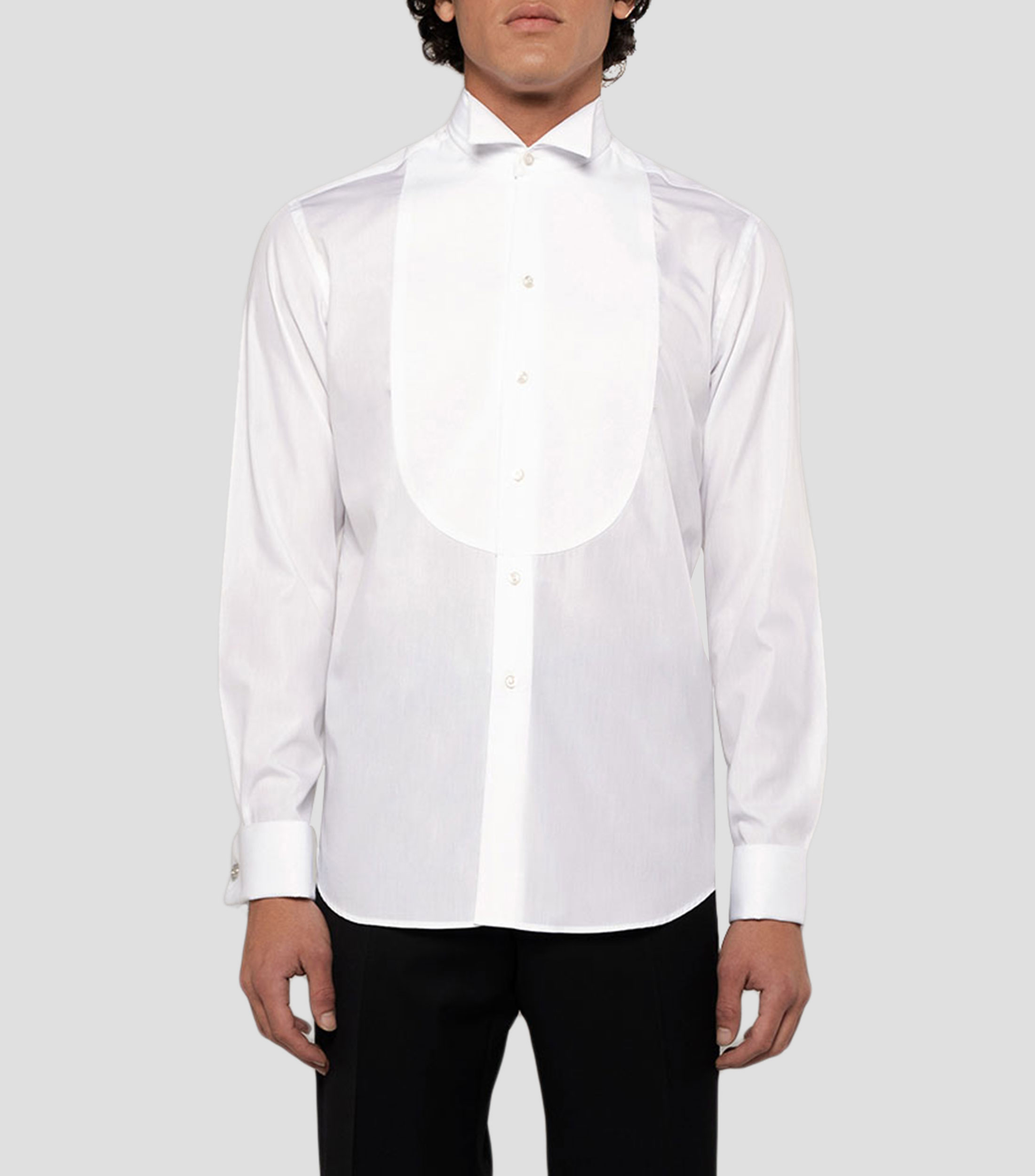 Mirto Camisa smoking con cuello de paloma Hombre El Palacio de