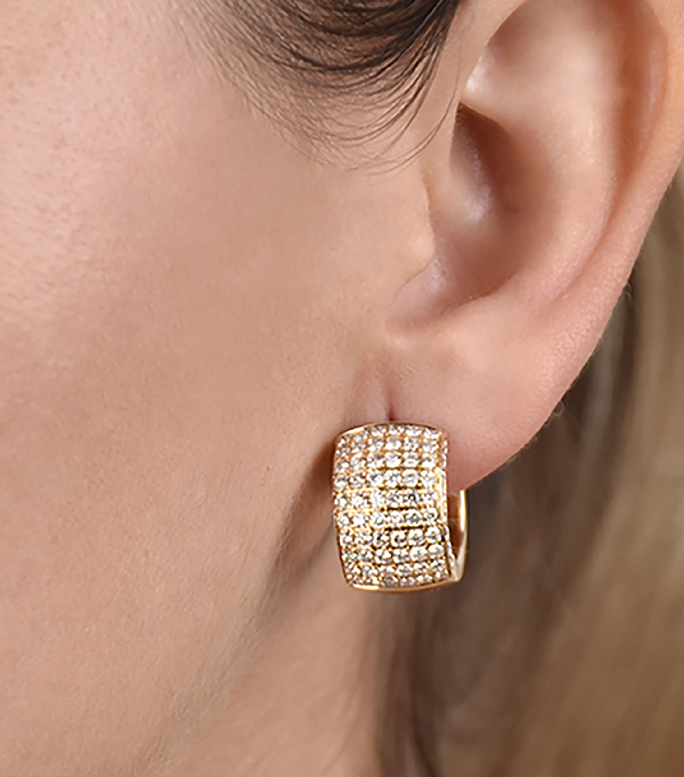 Aretes en Oro de 14 Kilates Mujer