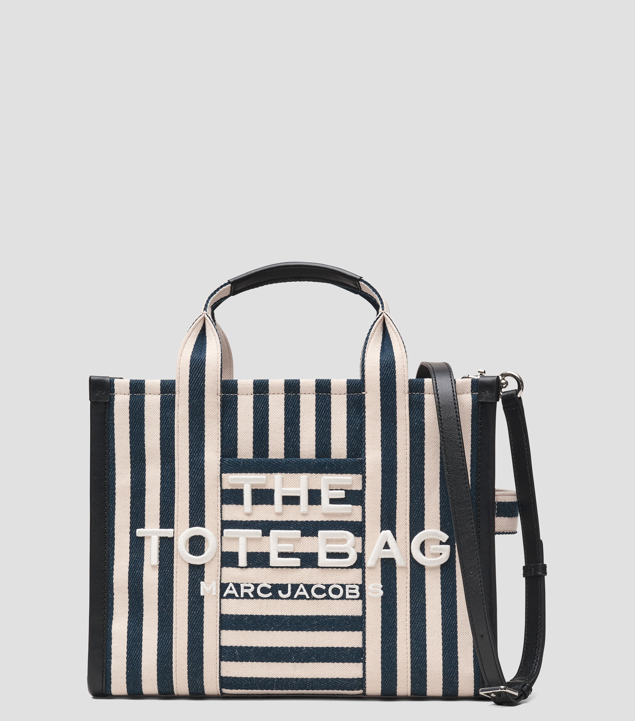 Bolsa tote multicolor Stripe Canvas Medium con rayas Mujer