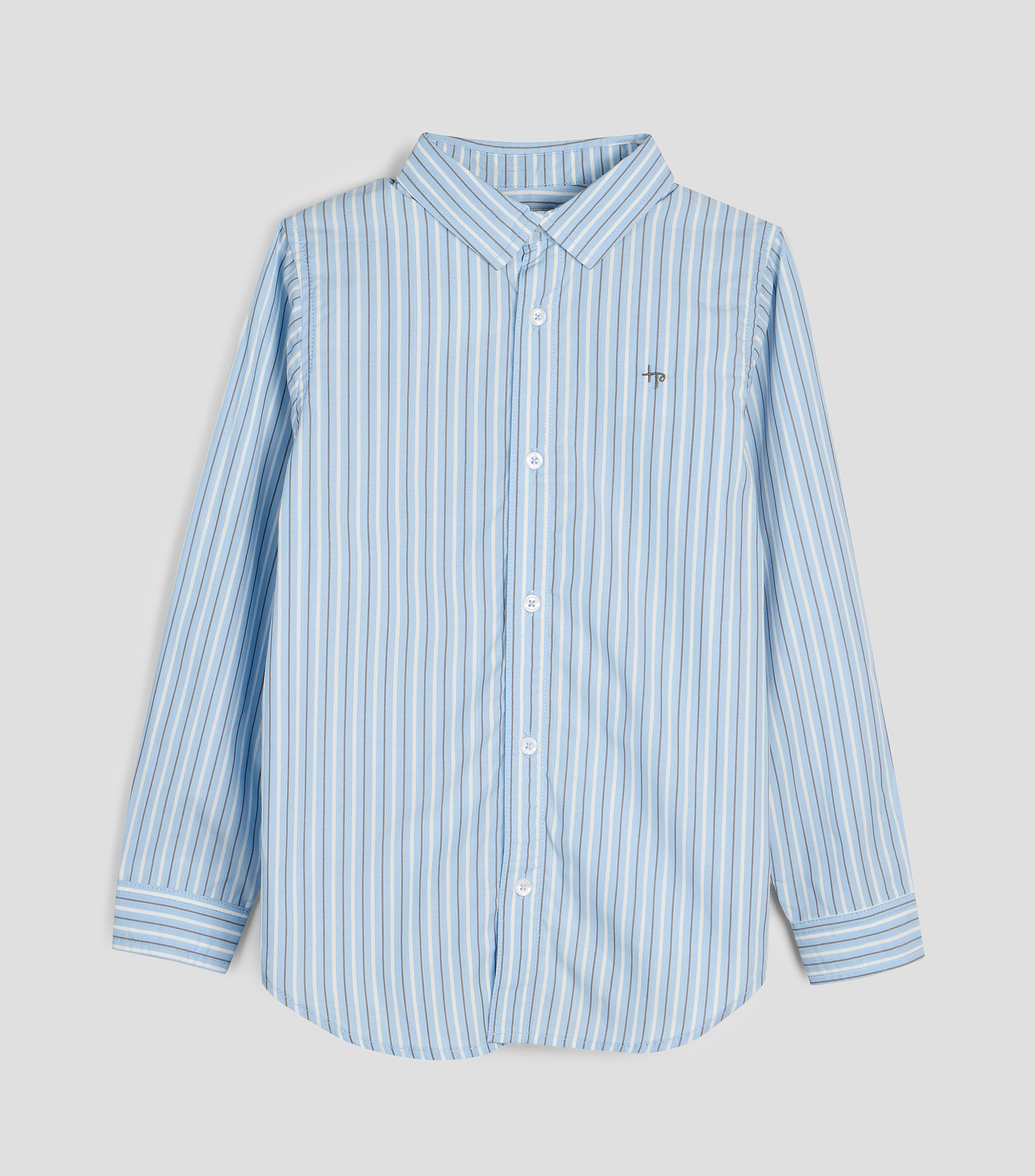 Camisa de rayas manga larga Niño