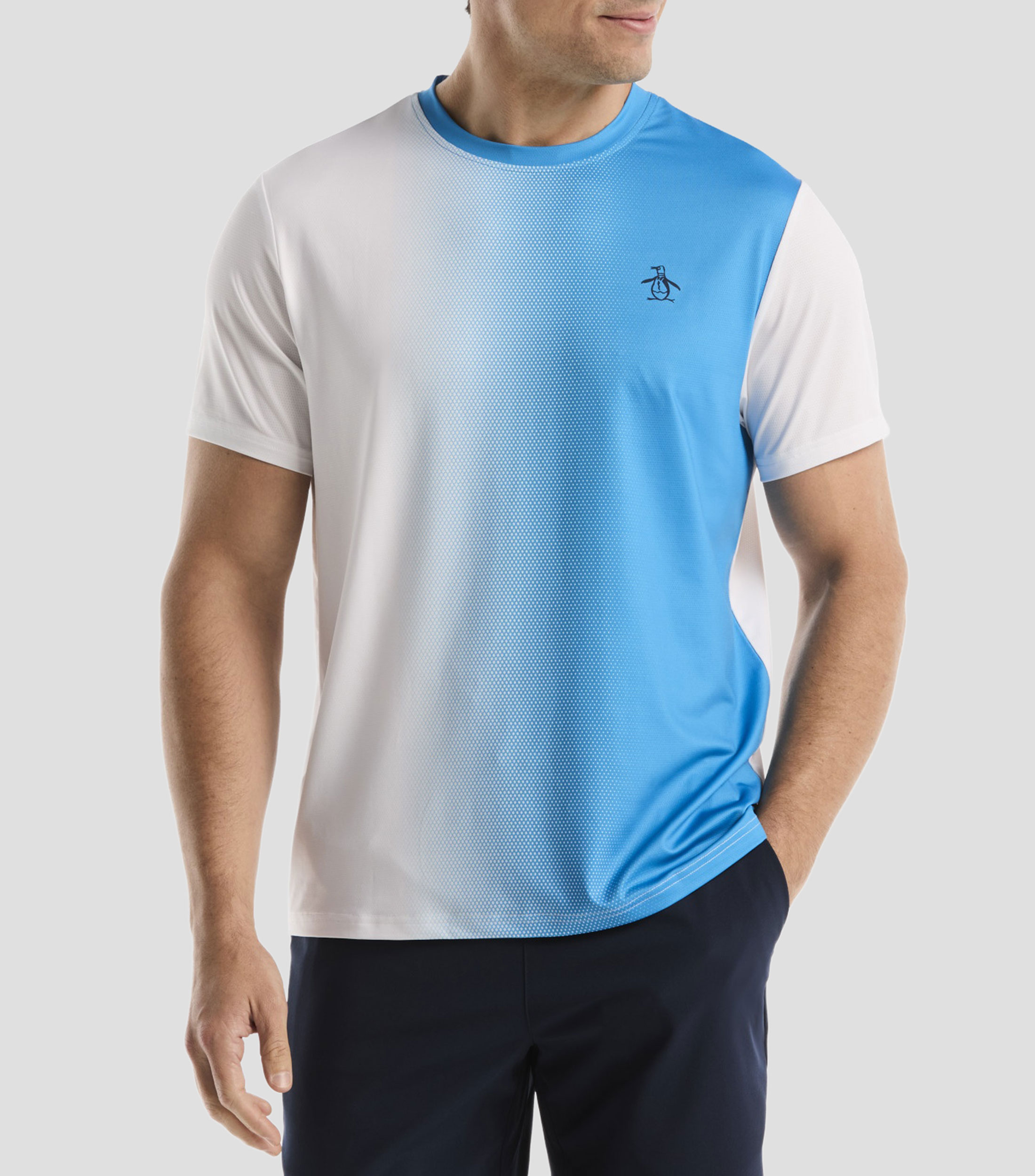 Playera para Pádel cuello redondo manga corta deslavada Hombre